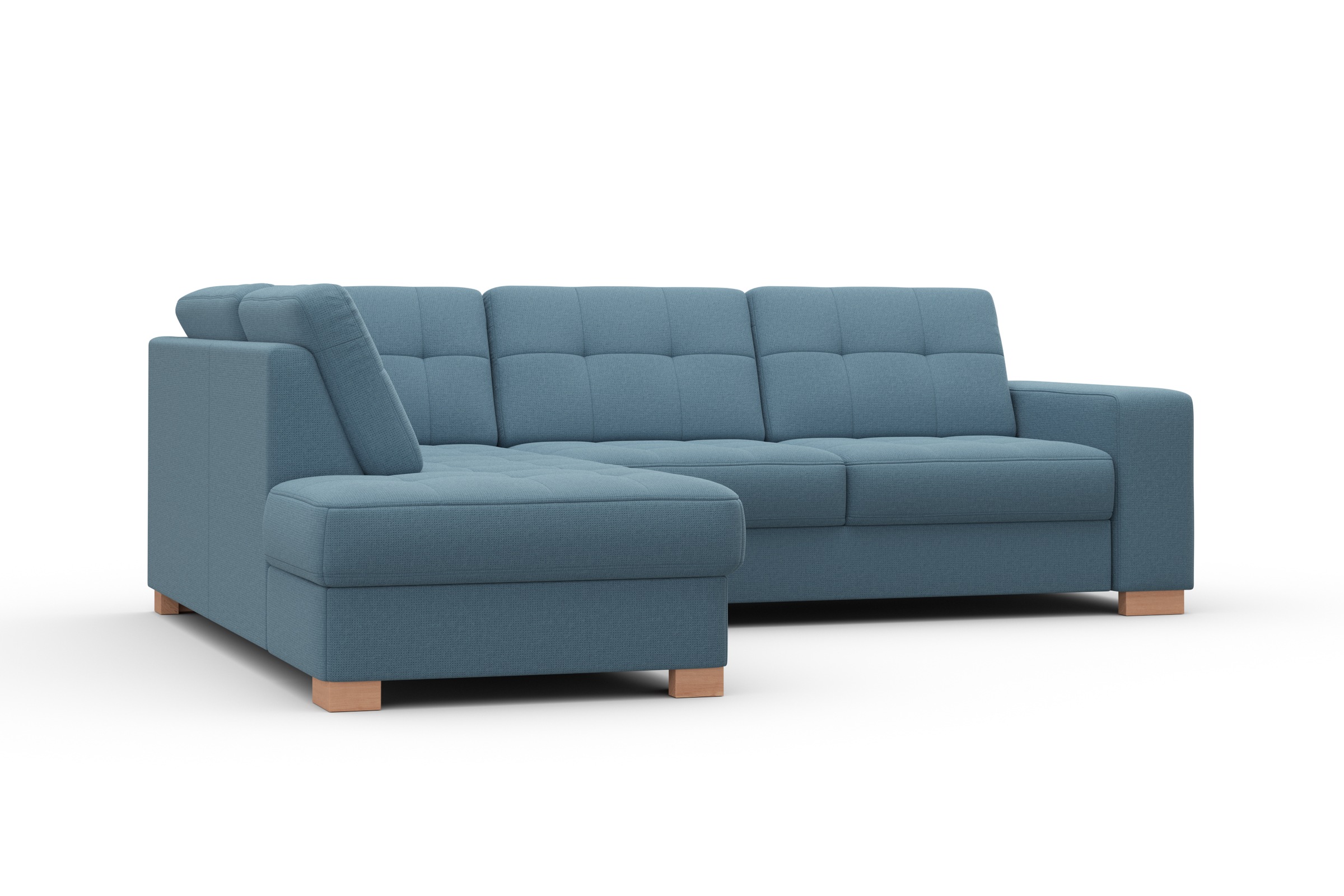 sit&more Ecksofa »Quincy L-Form«, wahlweise mit Bettfunktion und Bettkasten