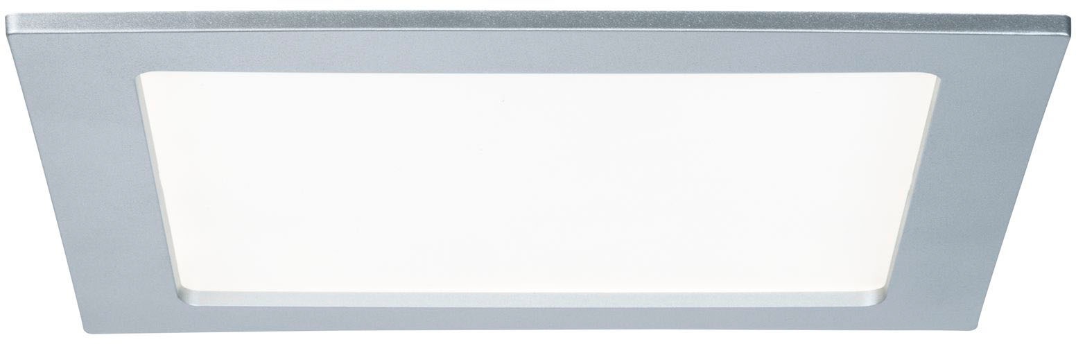 Paulmann LED Panel »LED Einbaupanel eckig 220x220mm 16,5W 4.000K Chrom matt«, 1 flammig, LED Einbaupanel eckig 220x220mm 16,5W 4.000K Chrom matt