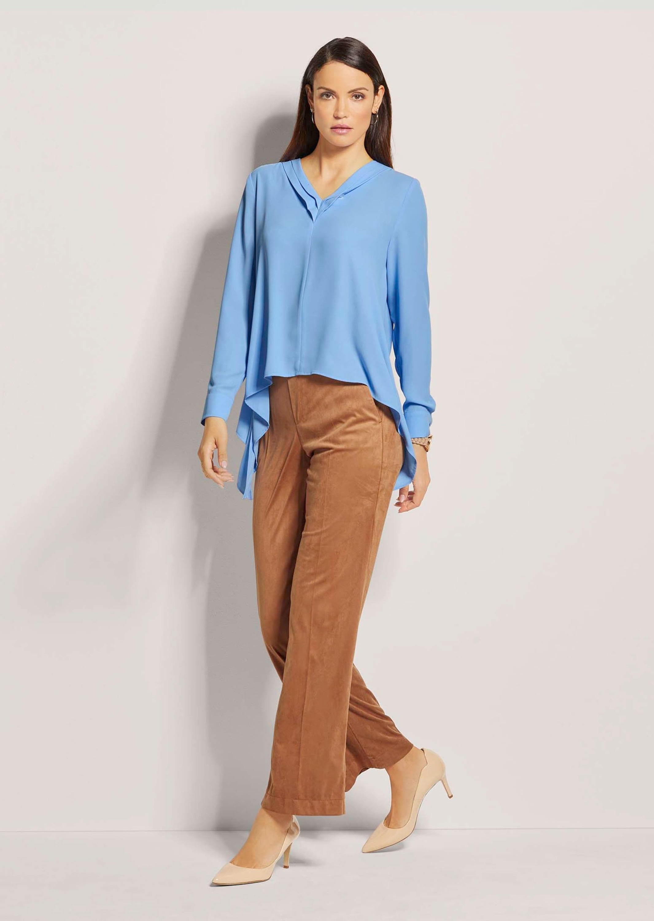 MADELEINE Langarmbluse "Bluse Tunika in modischer Kurzform" günstig online kaufen