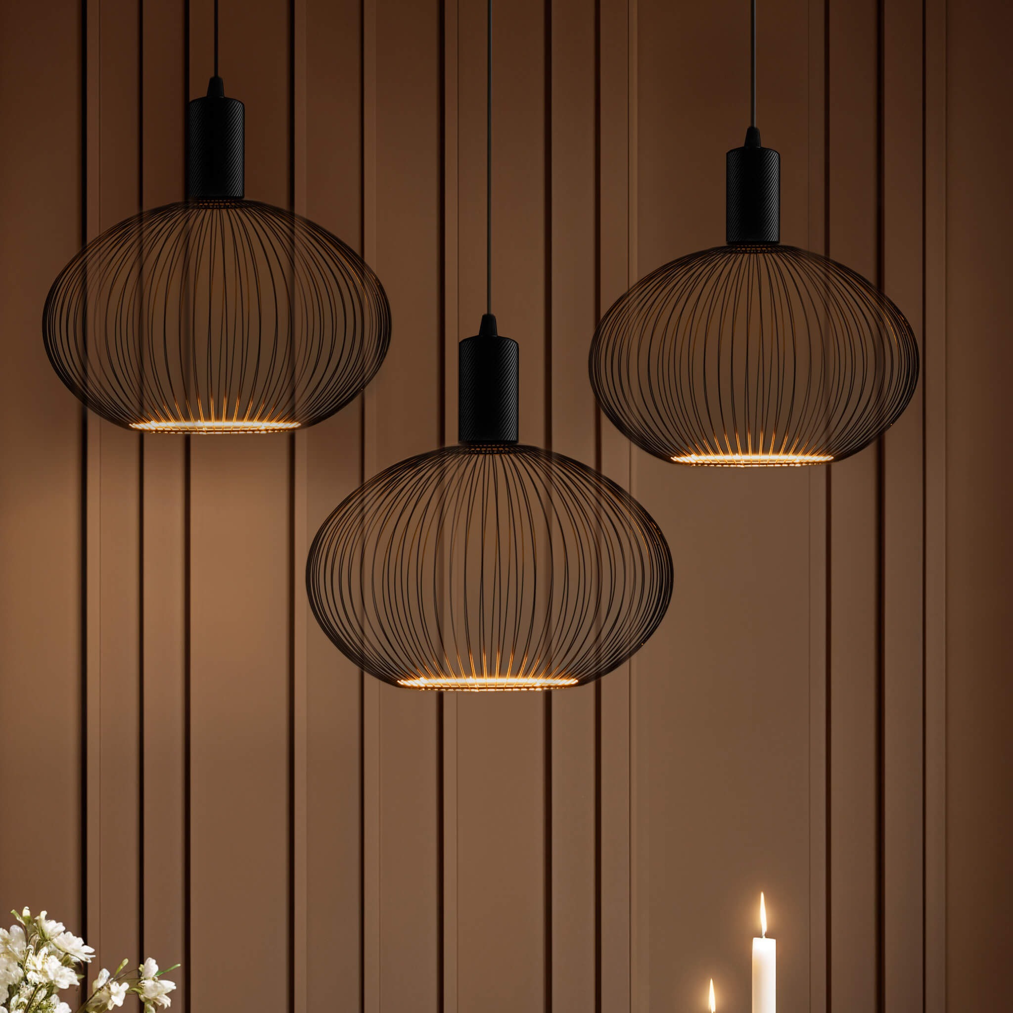 SEGULA LED-Filament »LED Floating Filo« E27 1 Stk. Extra-Warmweiß LED Floating Filo Oval 300 black 
E27, 6W, 2200K, 450lm