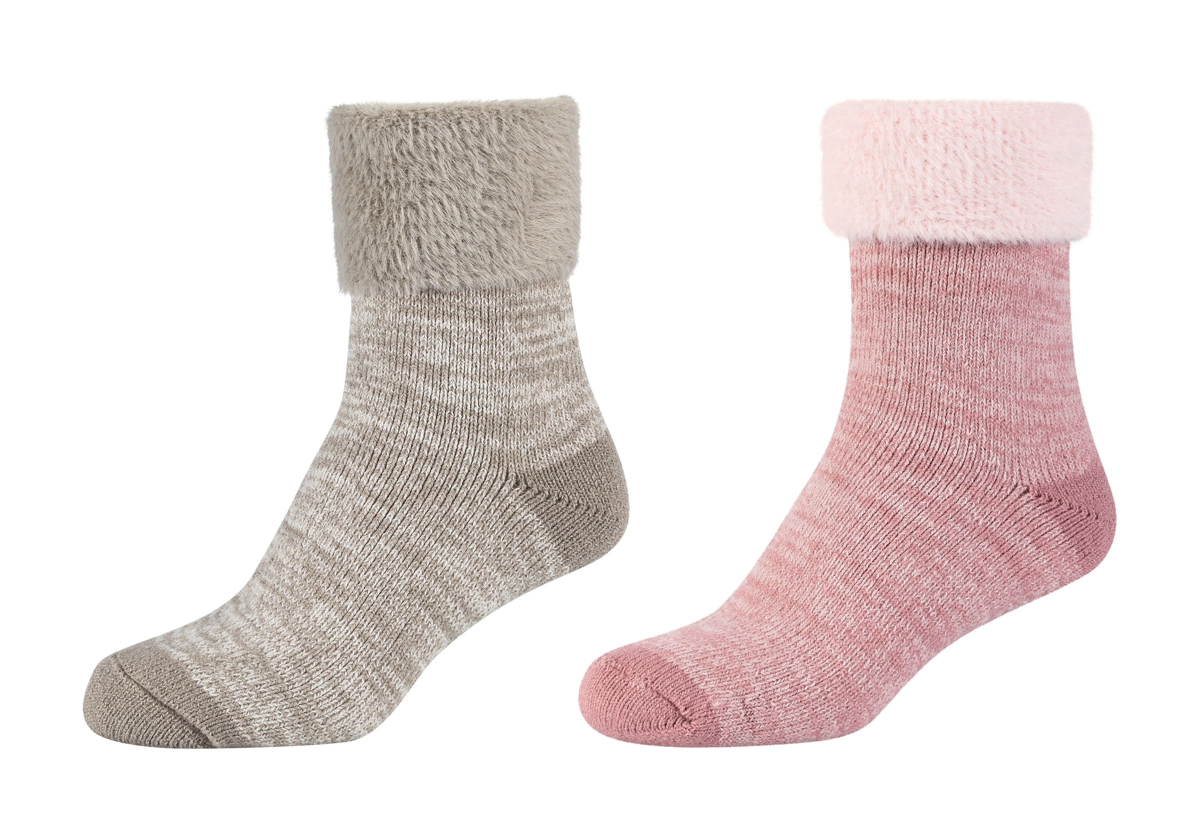 Camano Socken, (2er Pack), Mouline Cosy Socks, wärmende Qualität, sanfte Zehennähte, komfortabel