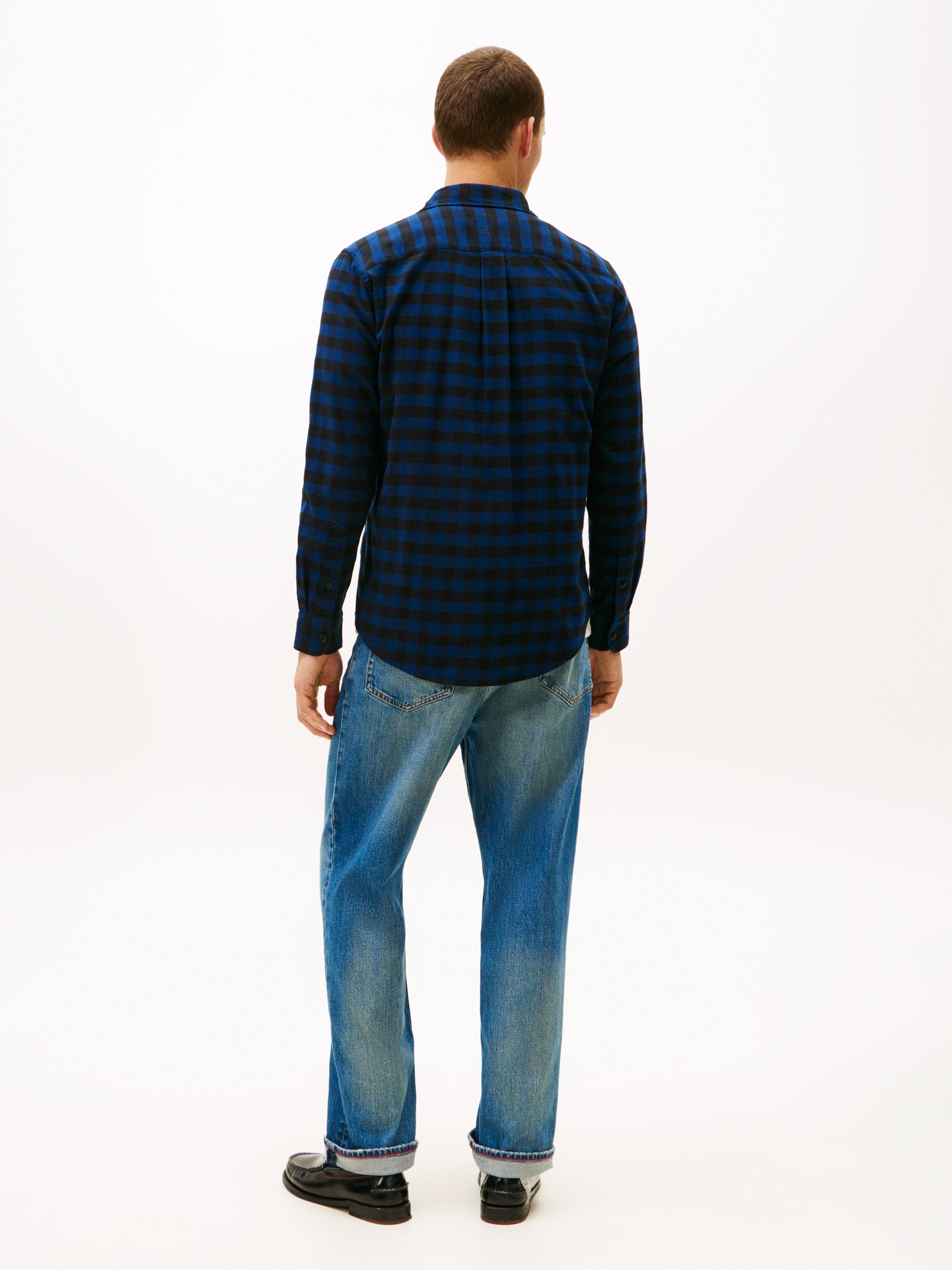 Tommy Hilfiger Langarmhemd »BUFFALO CHECK« regular fit, Kentkragen, kariert