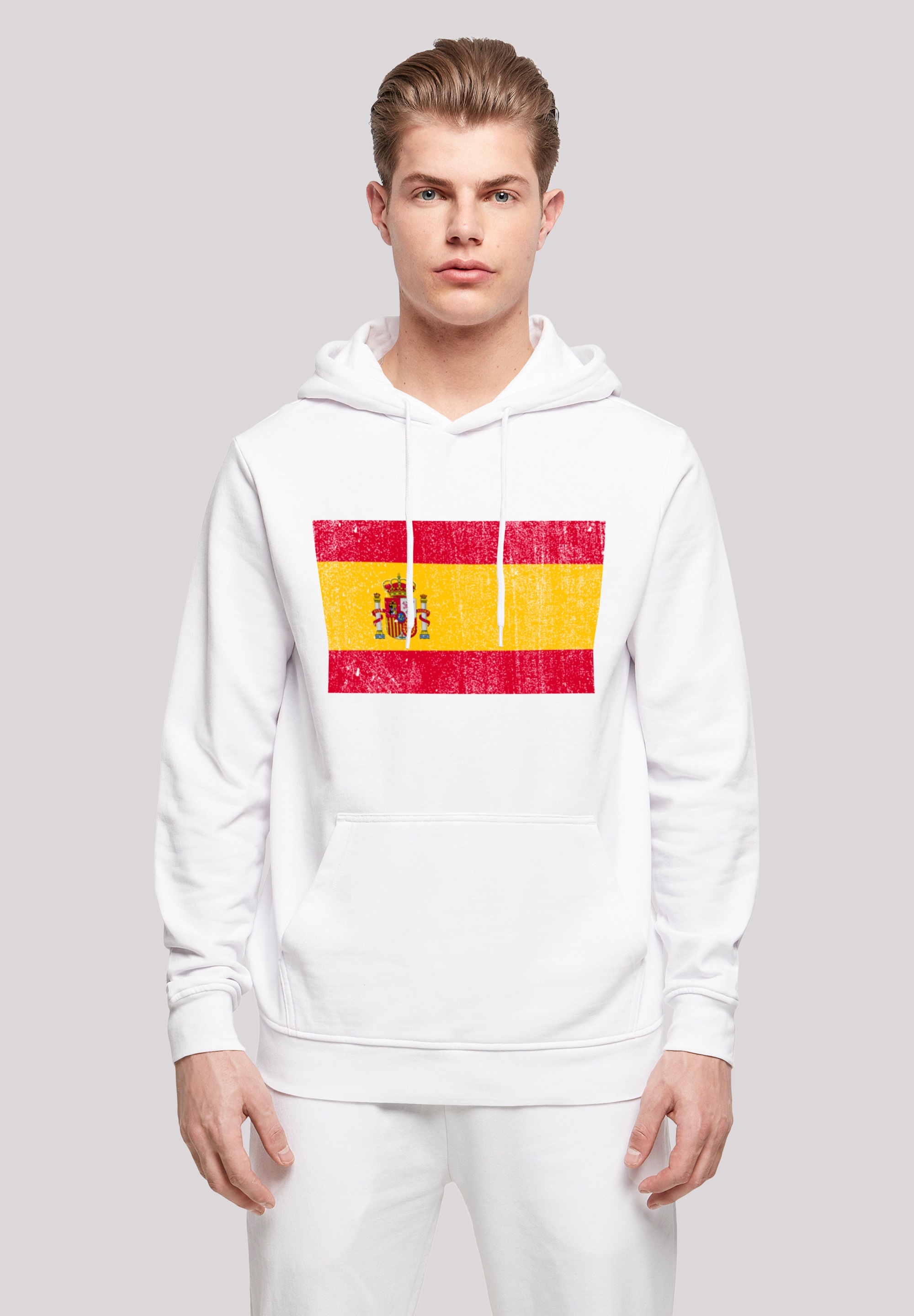 F4NT4STIC Kapuzenpullover »Spain Spanien distressed«, ▷ kaufen | BAUR Print Flagge