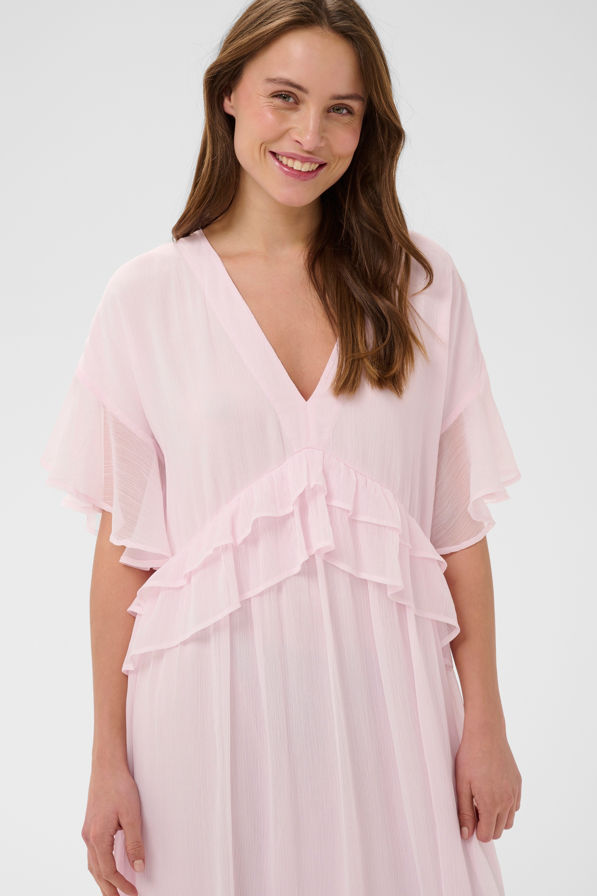 Saint Tropez Midikleid »Damen Kleid LindzySZ«