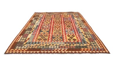 morgenland Wollteppich »Kelim Afghan Teppich handgewebt mehrfarbig«, rechteckig, 4 mm... kaufen
