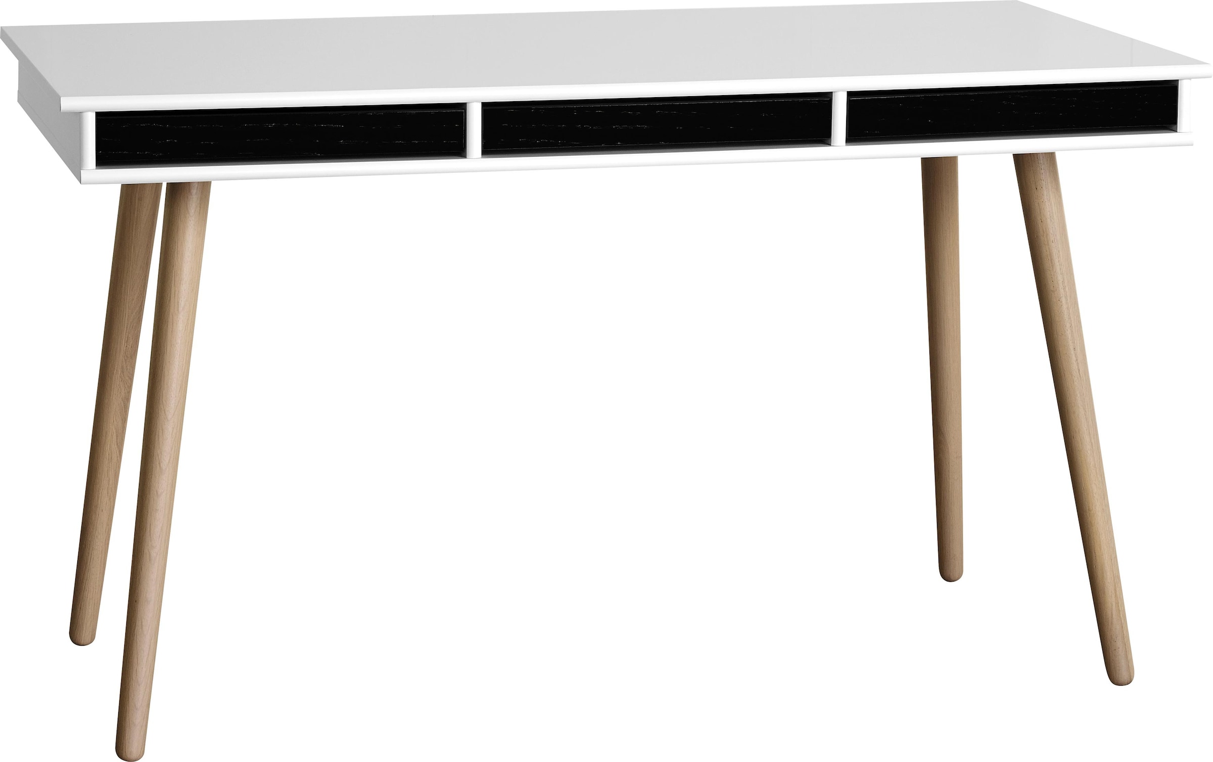 Hammel Furniture Schreibtisch »Mistral Bürotisch, Arbeitstisch, Tisch, Computertisch«, Holzbeinen, B: 137,4 cm, Designmöbel