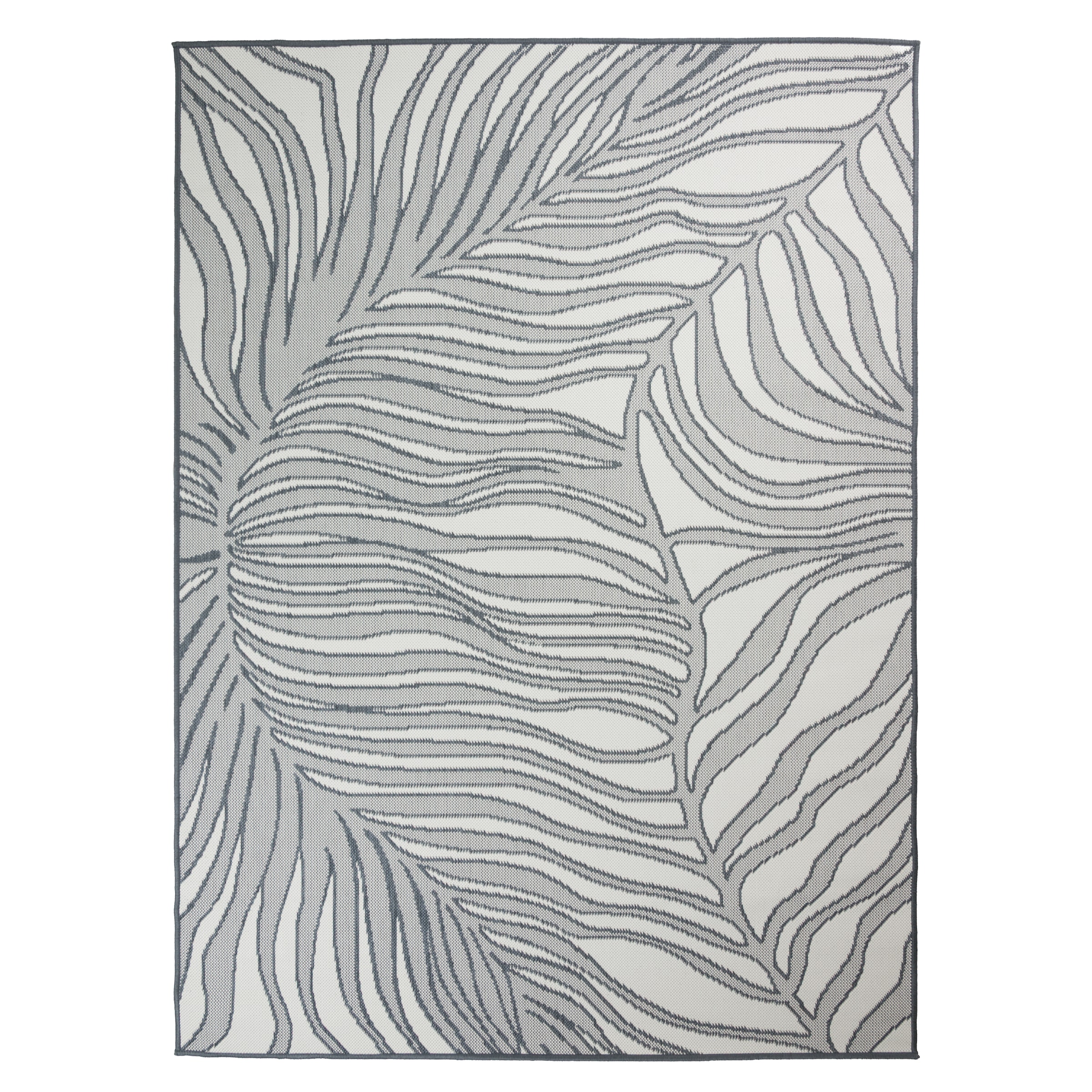 s.Oliver Teppich "Skadom, Wende-Teppich im Blatt Design, auch für Balkon un günstig online kaufen