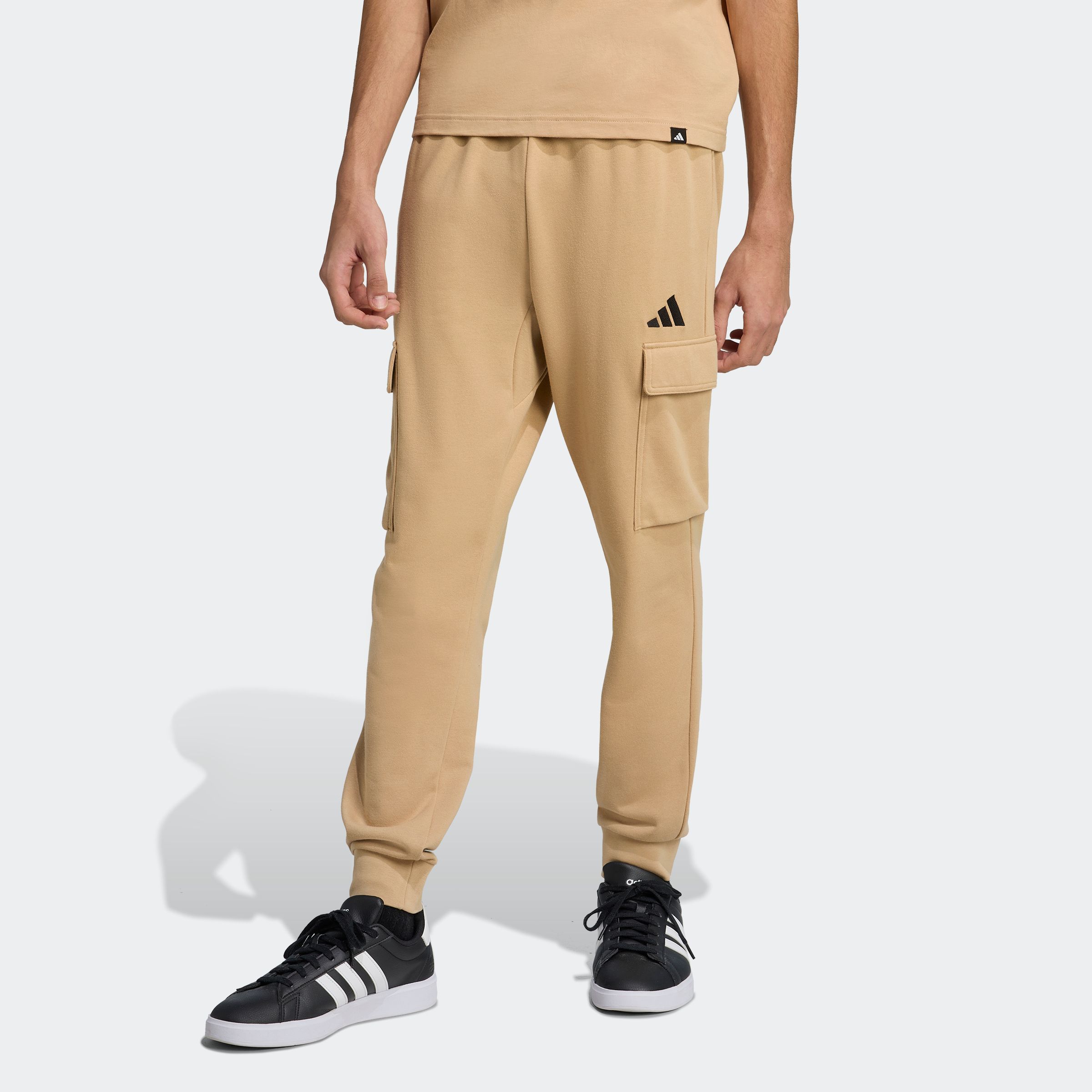 adidas Sportswear Sporthose "ESSENTIALS FEELCOZY FRENCH TERRY CUFFED" für Erwachsene, mit Kordelverschluss, normal-weite Form