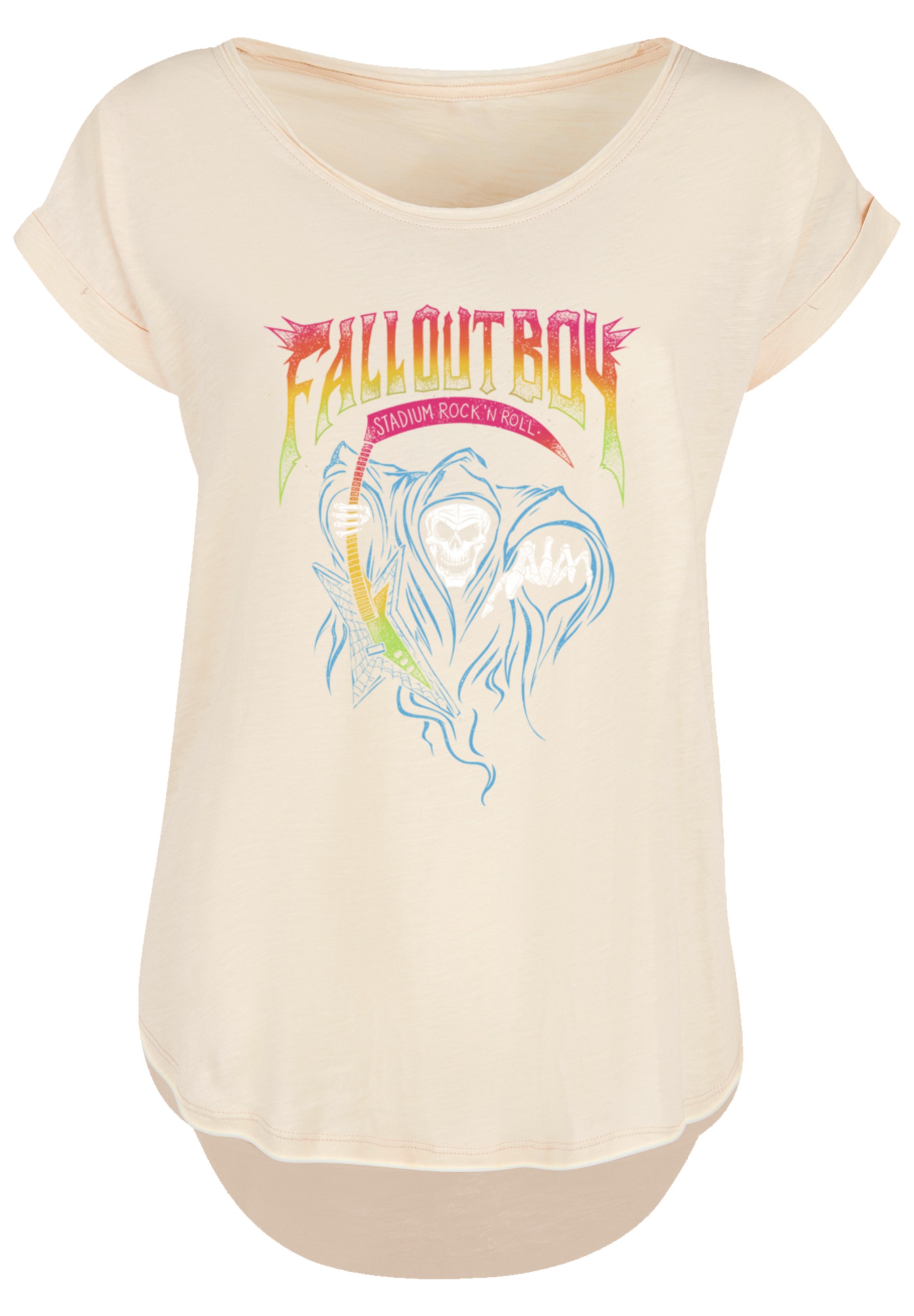 F4NT4STIC T-Shirt »Fall Out Boy Rock And Roll Reaper«, Premium Qualität