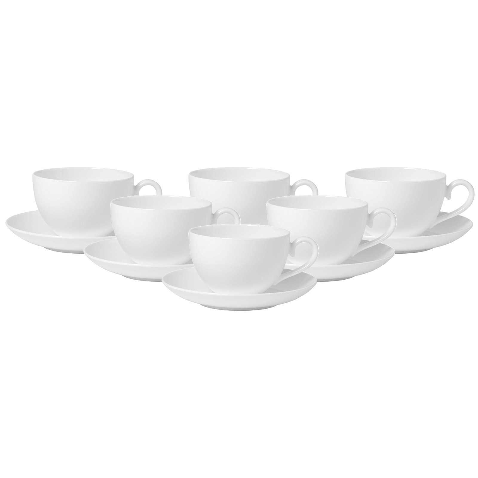 Villeroy & Boch Tasse "Kaffeetassen mit Untertassen Royal 260 ml 6er Set we günstig online kaufen