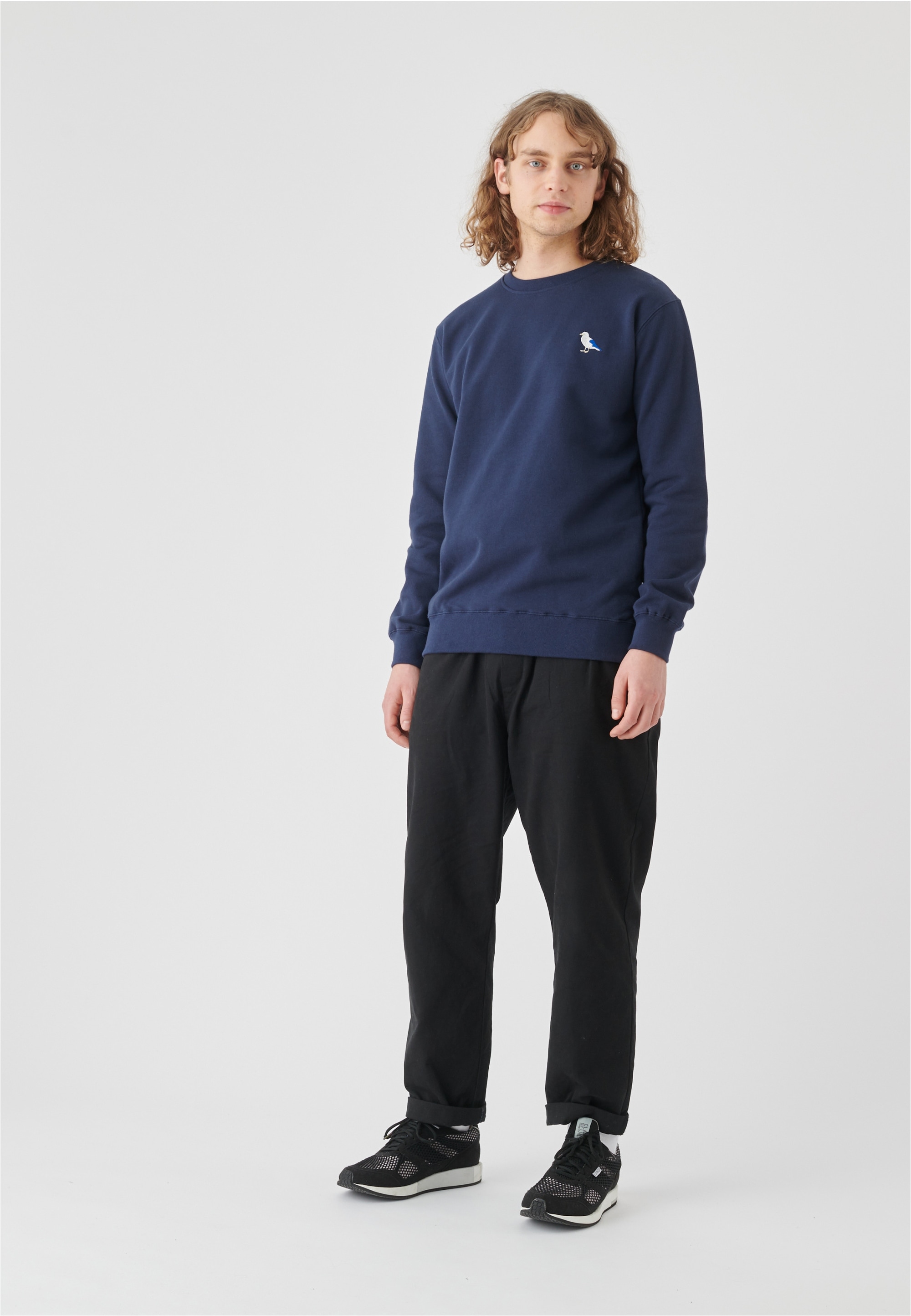 Cleptomanicx Sweatshirt »Embro Gull«, mit kleiner Möwen-Stickerei