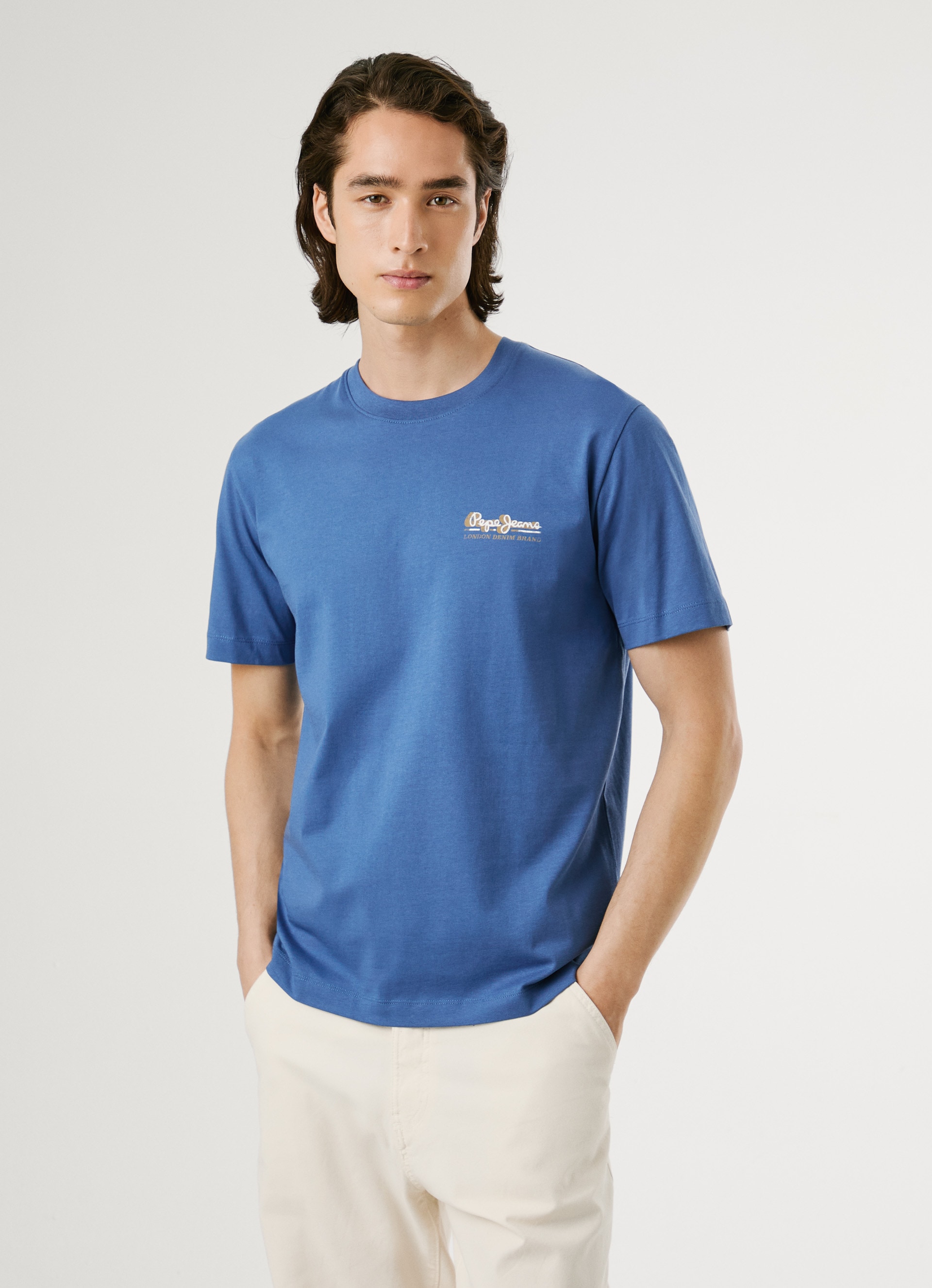 Pepe Jeans T-Shirt "MILON TEE", mit geripptem Rundhals günstig online kaufen