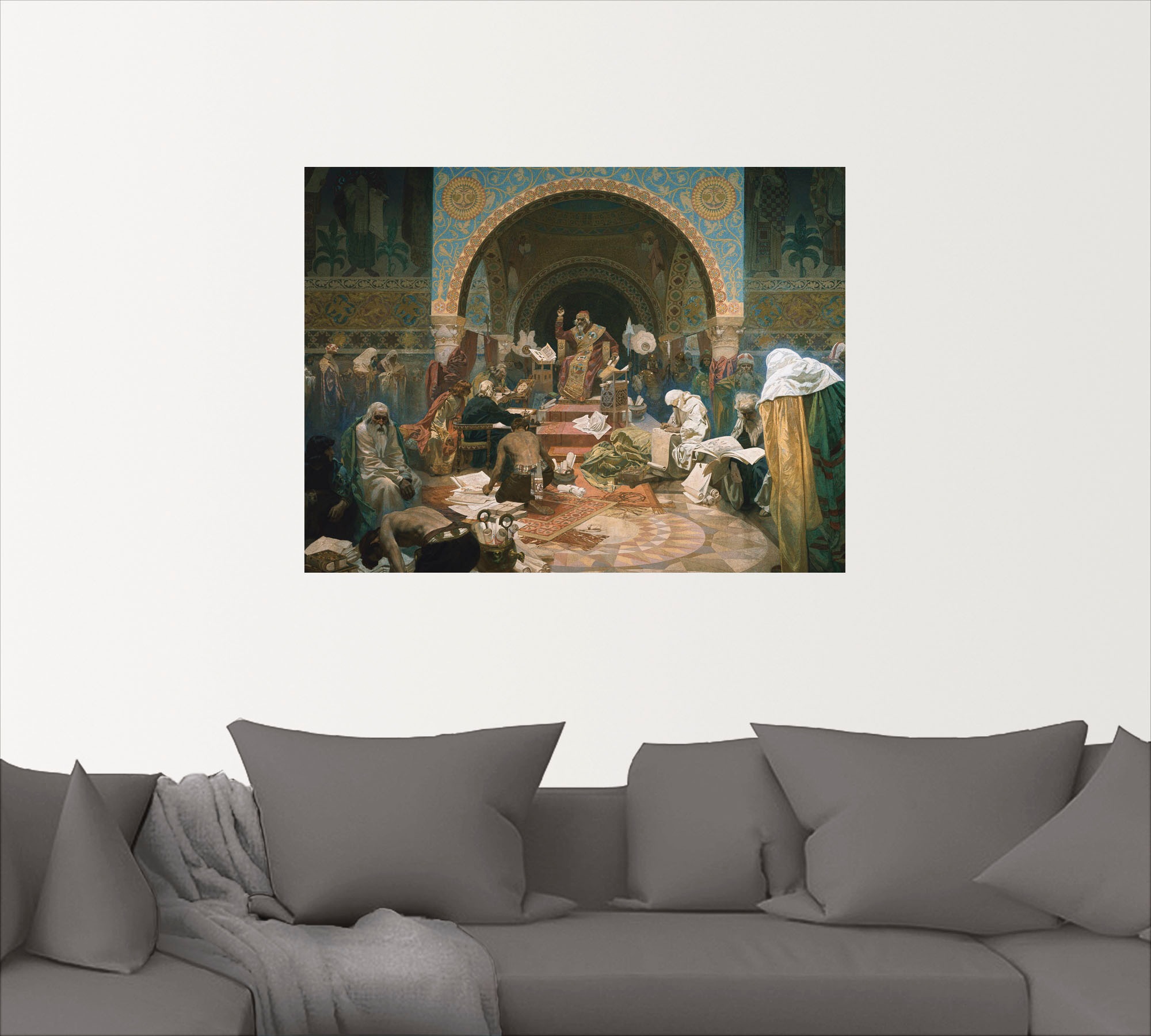 Artland Wandbild »Das slawische Epos: Zar Simon Bulgarien«, historische Ereignisse, (1 St.), als Alubild, Leinwandbild, Wandaufkleber oder Poster in versch. Größen