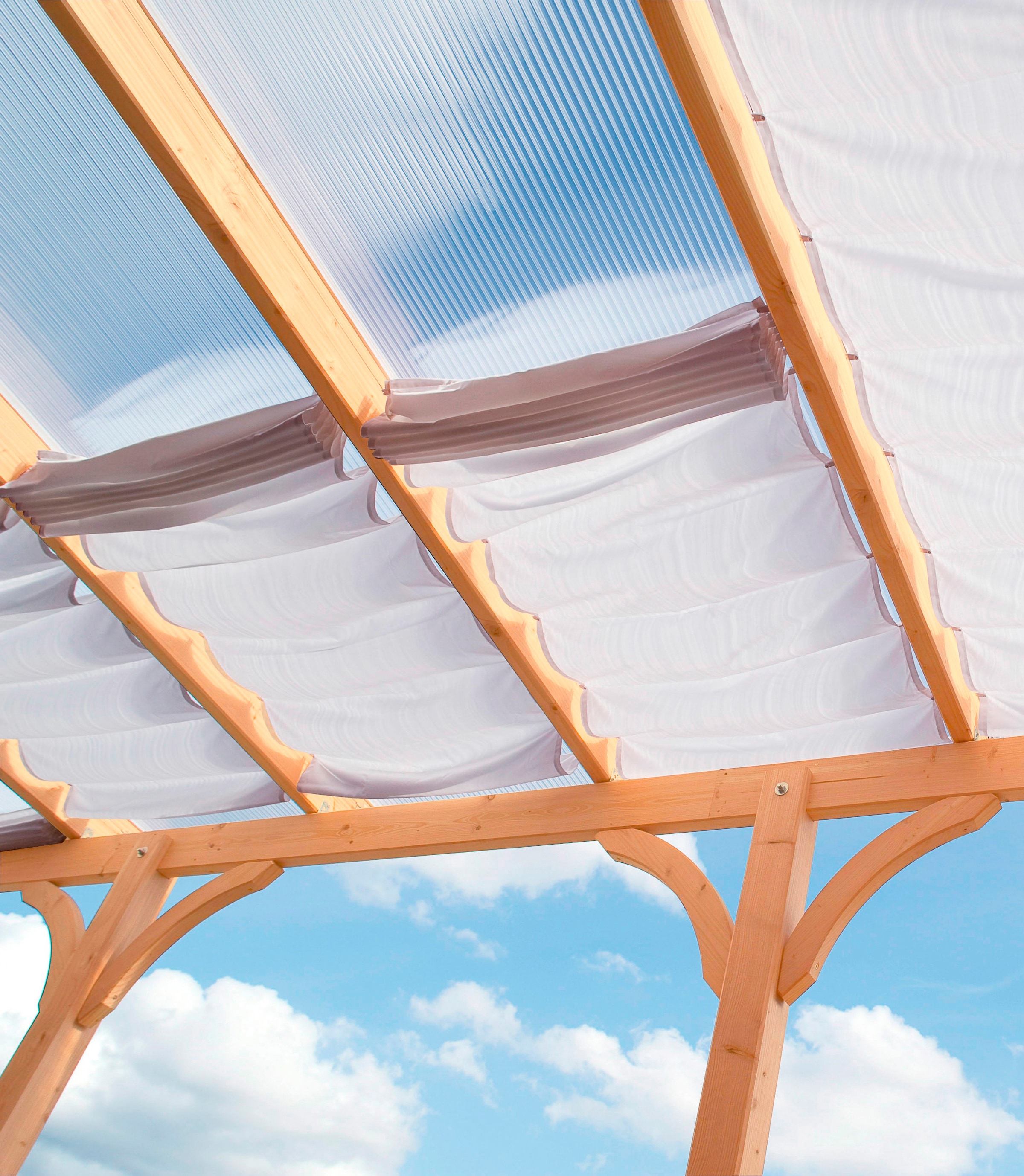 Floracord Sonnensegel 433 x 240 cm mit 6 Feldern günstig online kaufen