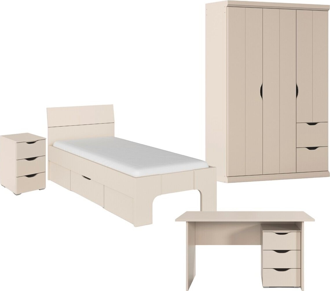 rauch Jugendzimmer-Set "Kinderzimmer Komplettzimmer Schlafzimmer-Set (4-tlg günstig online kaufen