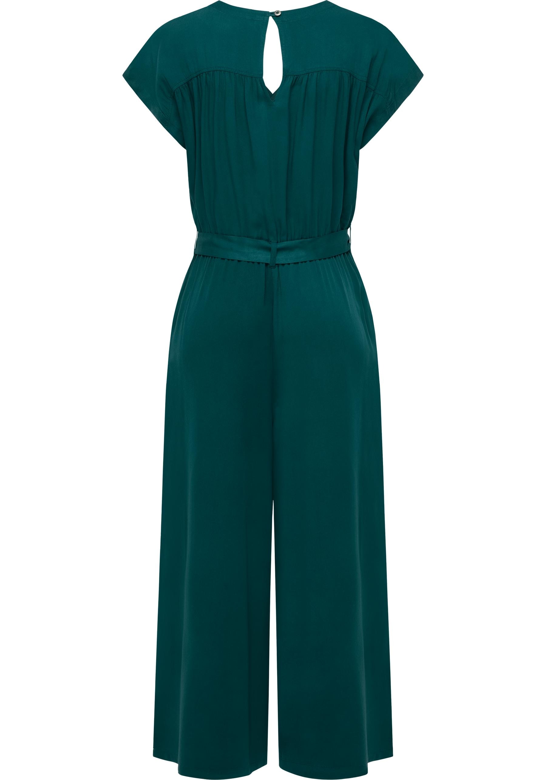 Ragwear Jumpsuit »Glina«, Langer Damen Overall mit Bindegürtel an der Taille