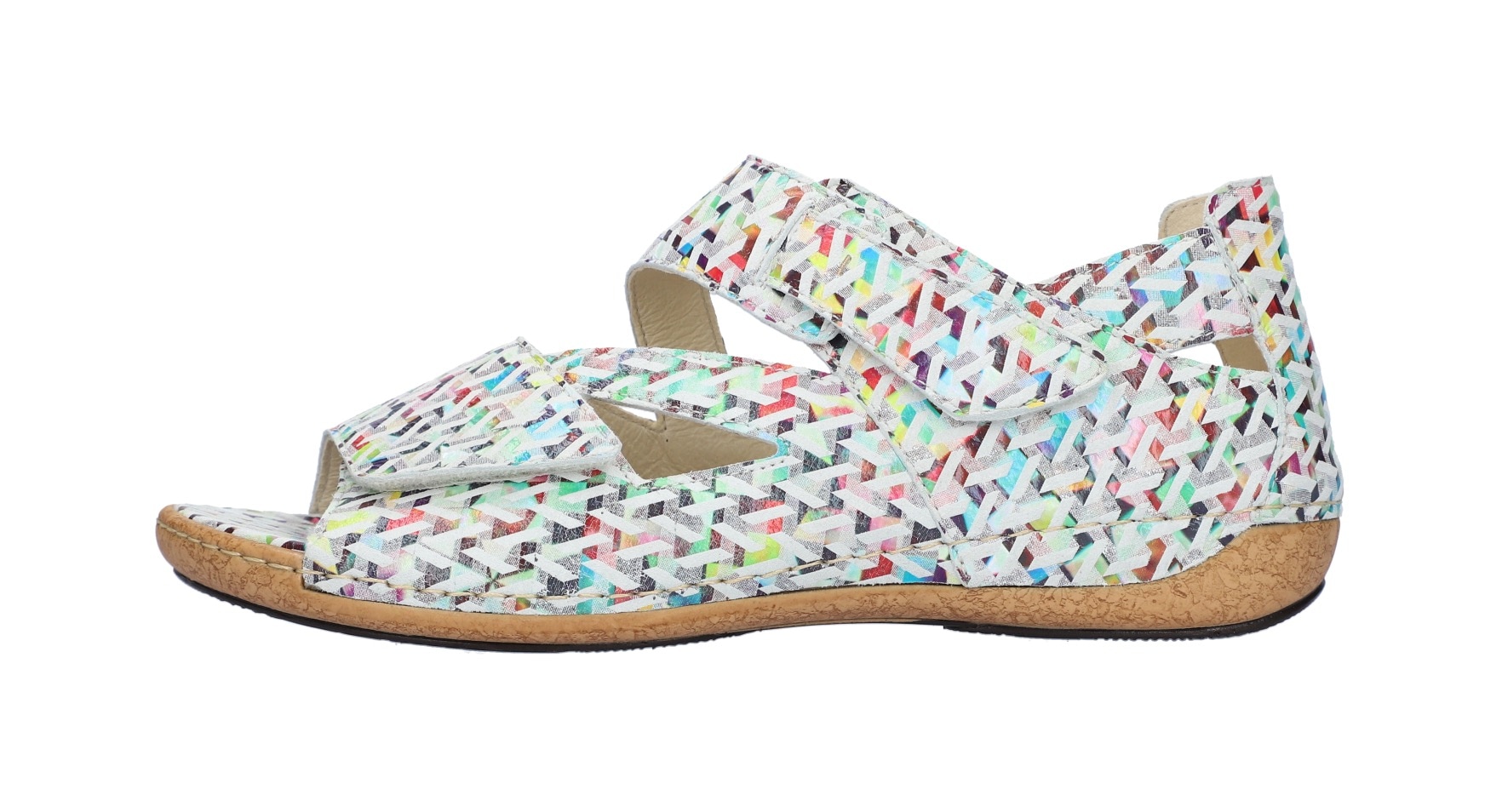 Waldläufer Sandale, Klettschuh, Bequemschuh, Sommerschuh in Komfortweite H (= sehr weit)