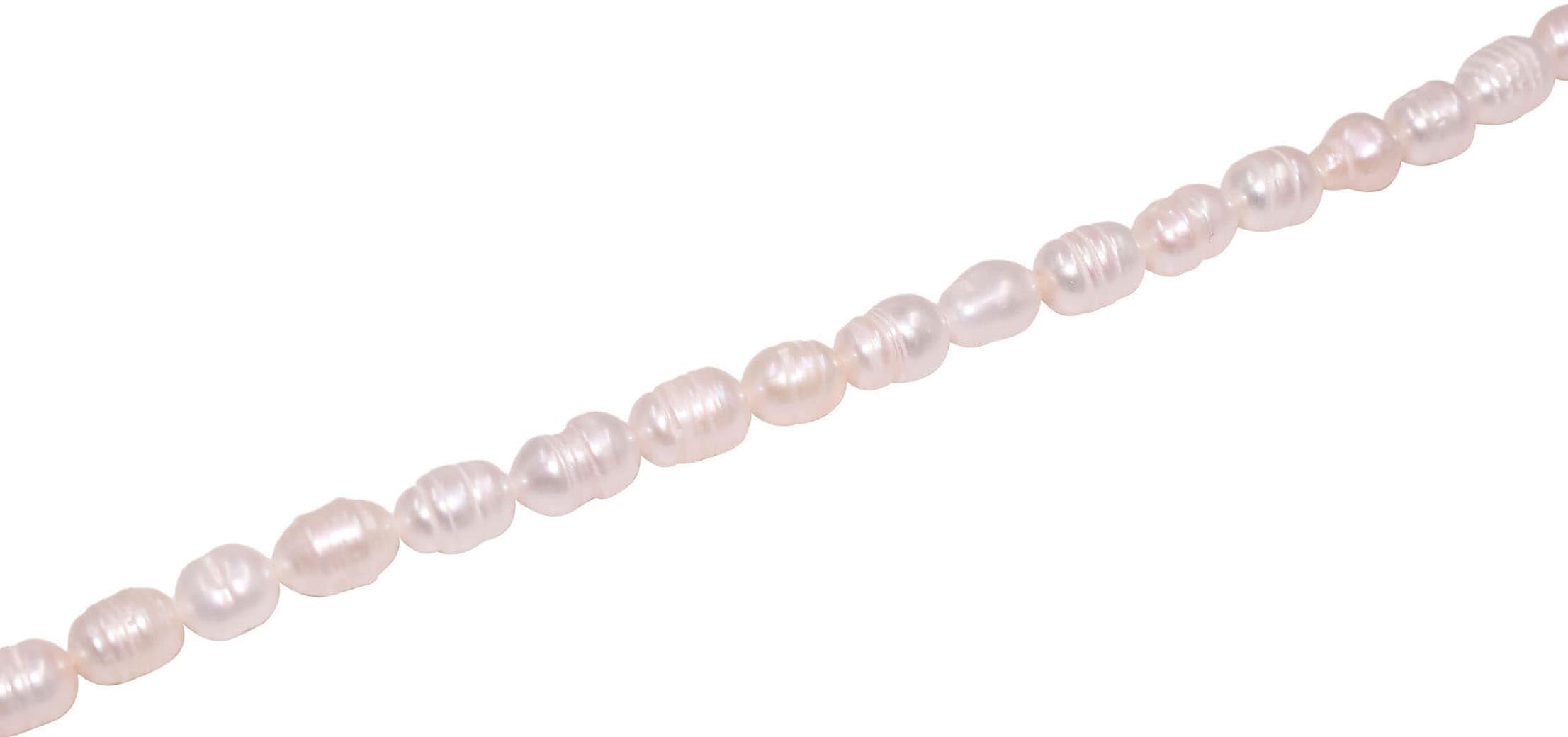 Firetti Perlenkette »Schmuck Geschenk Messing Halsschmuck Halskette«, Made in Germany - mit Süßwasserzuchtperle