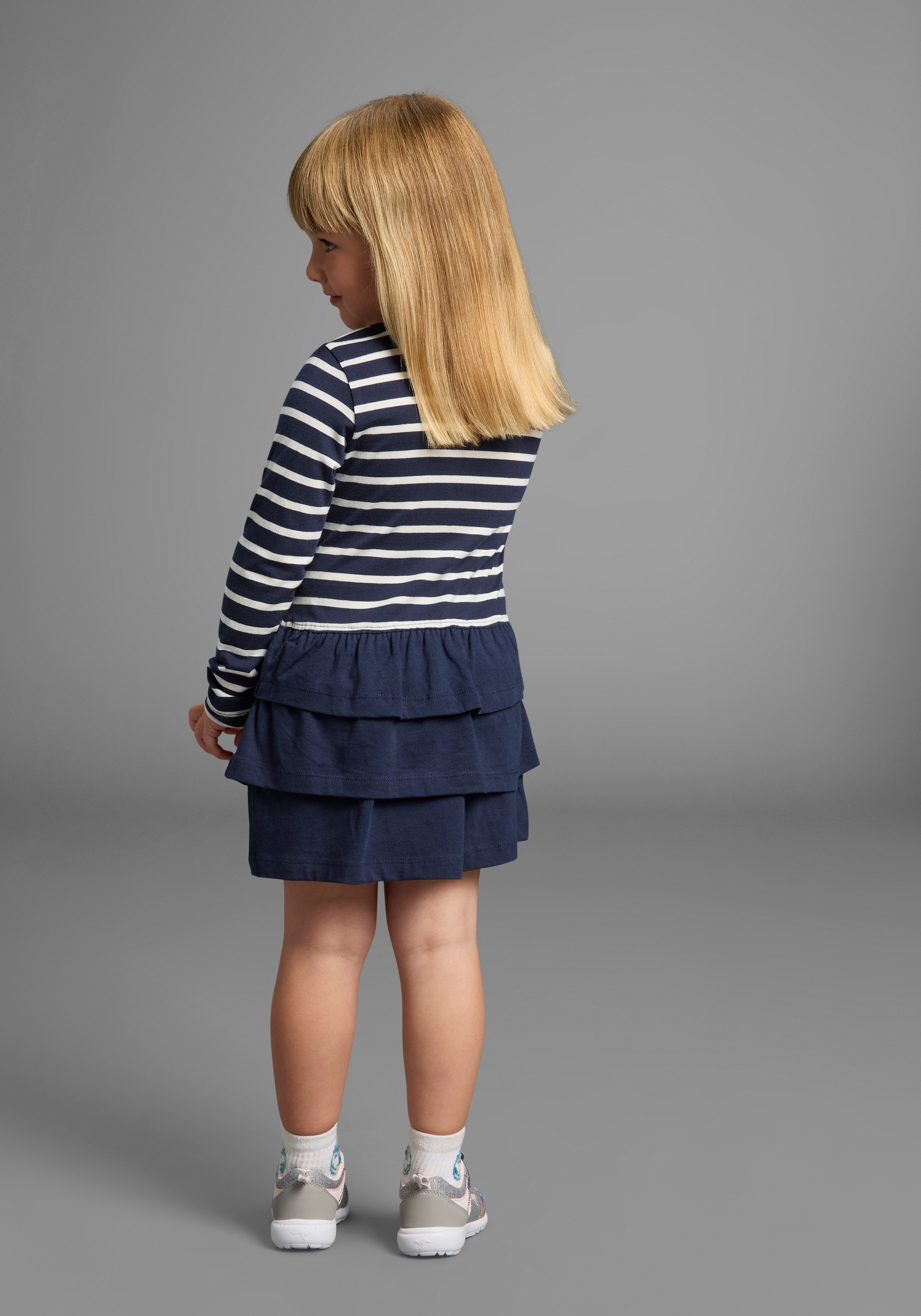 KIDSWORLD Jerseykleid »für kleine Mädchen«, für Partys und besondere Anlässe, kniefreie Länge, modischer Stil