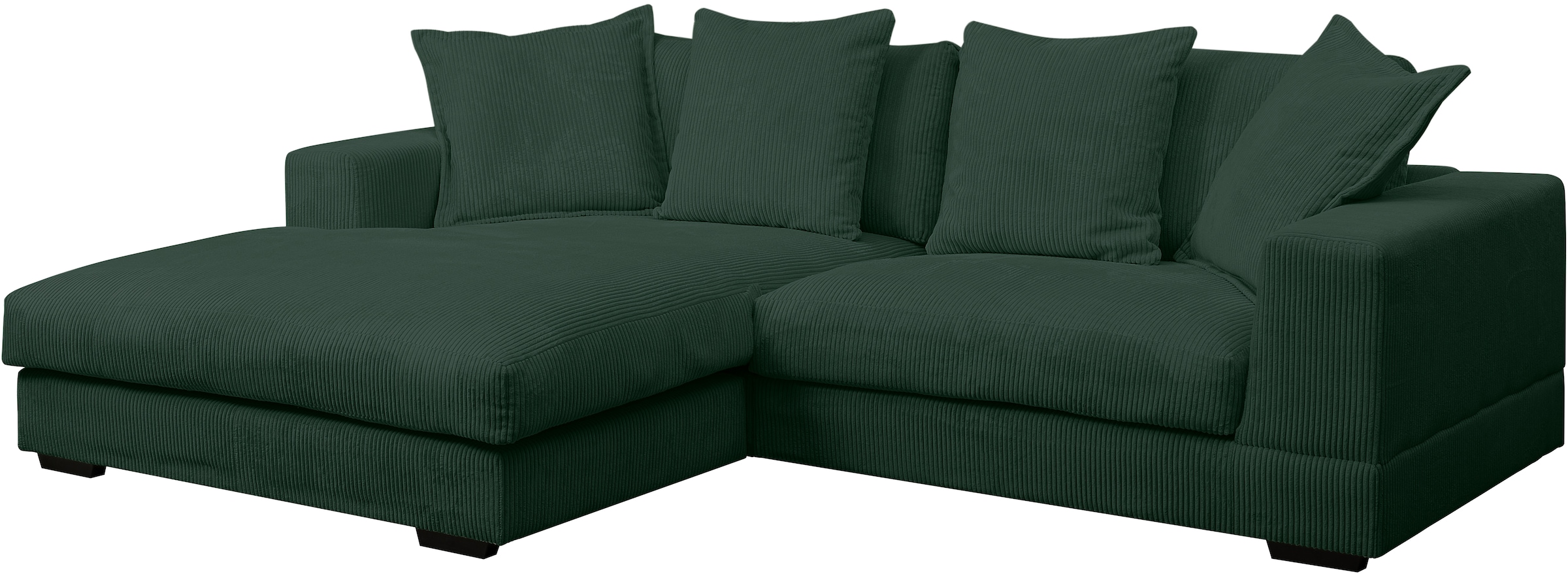 WERK2 Ecksofa »Eldorado L-Form«, Design Ecksofa, besonders weicher Sitzkomfort, extra breite Ottomane