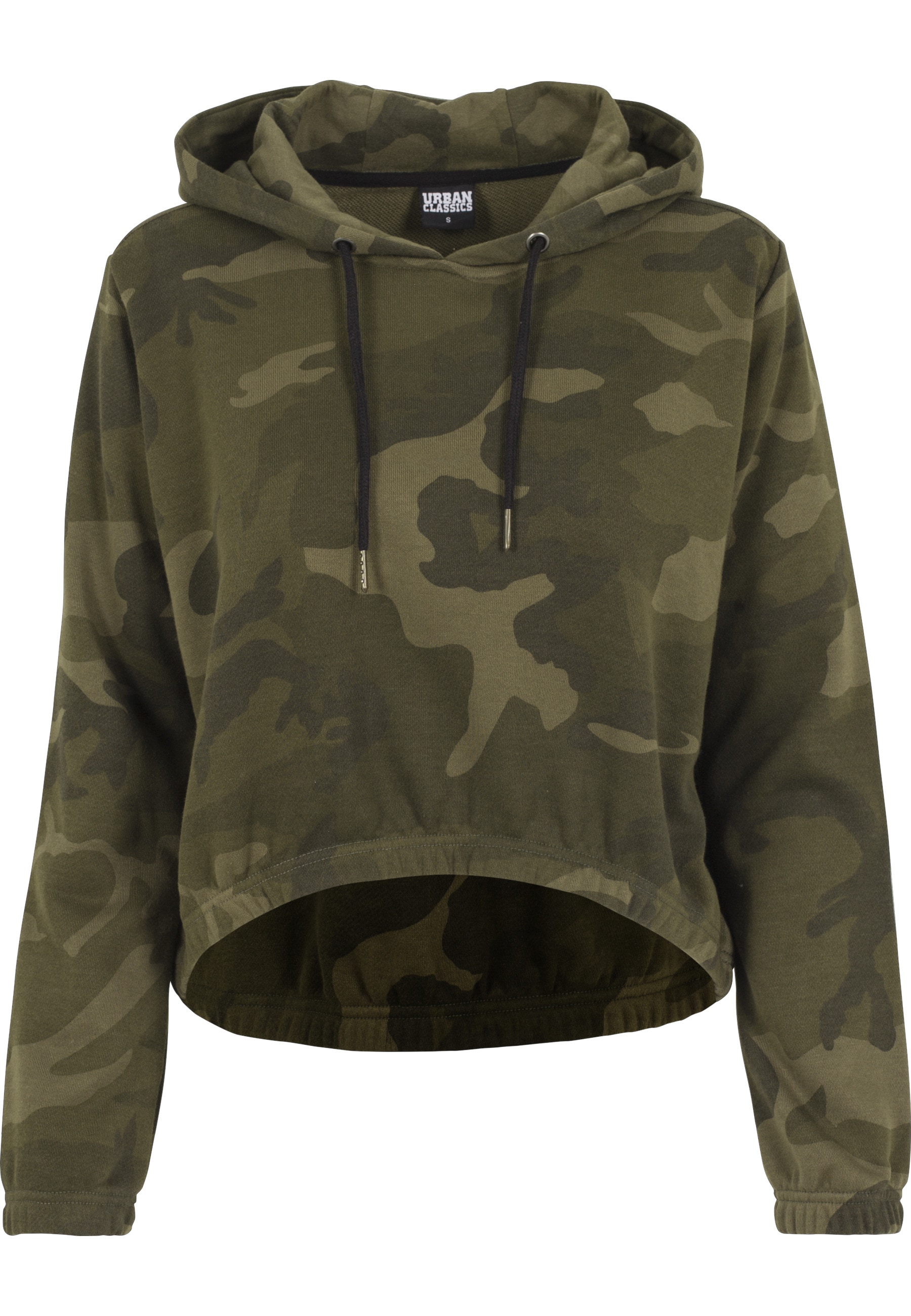 URBAN CLASSICS Sweatshirt "Urban Classics Damen Ladies Camo Cropped Hoody", günstig online kaufen