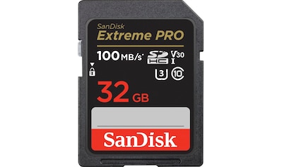 Sandisk Speicherkarte »Extreme PRO 32GB«, (UHS Class 3 100 MB/s Lesegeschwindigkeit) kaufen