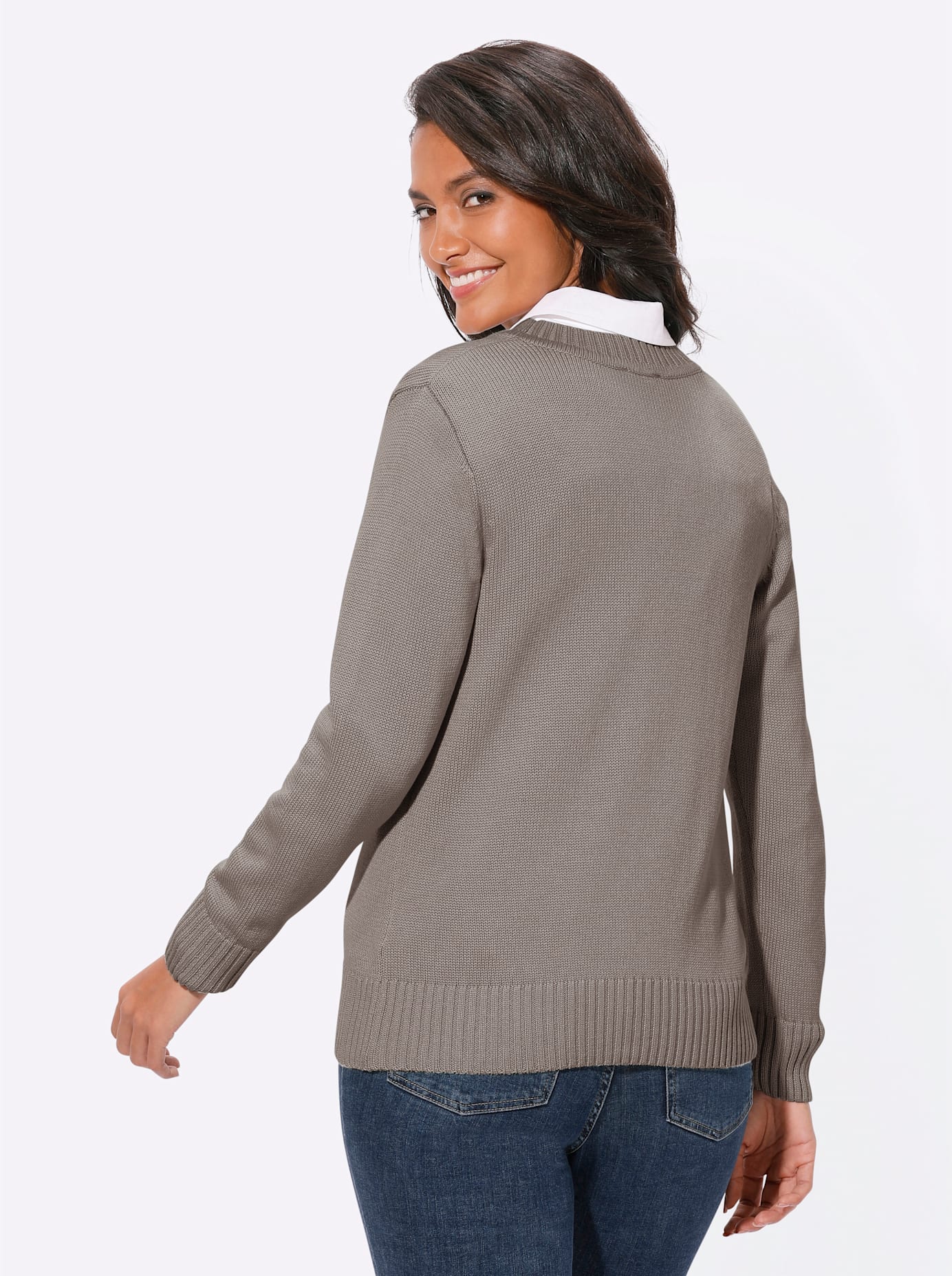 Thumbnail - Casual Looks Strickjacke