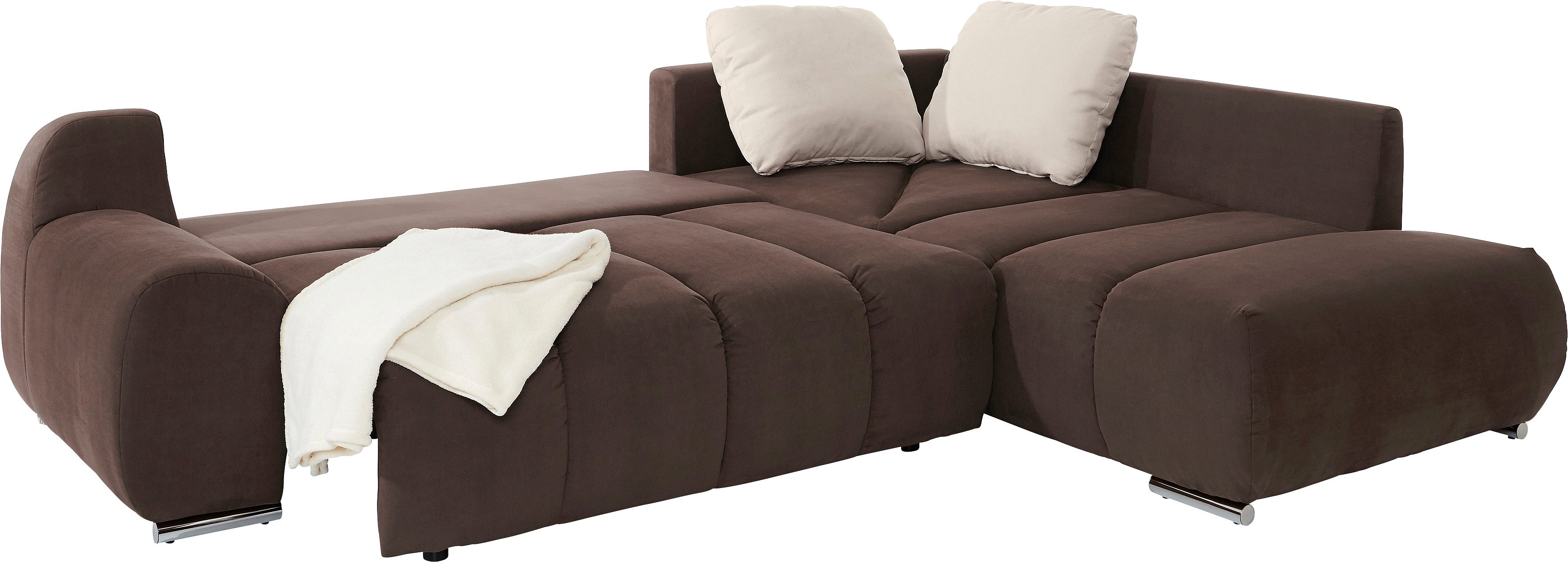 Thumbnail - Home affaire Ecksofa "Bono L-Form" mit Ottomane, wahlweise mit Bettfunktion