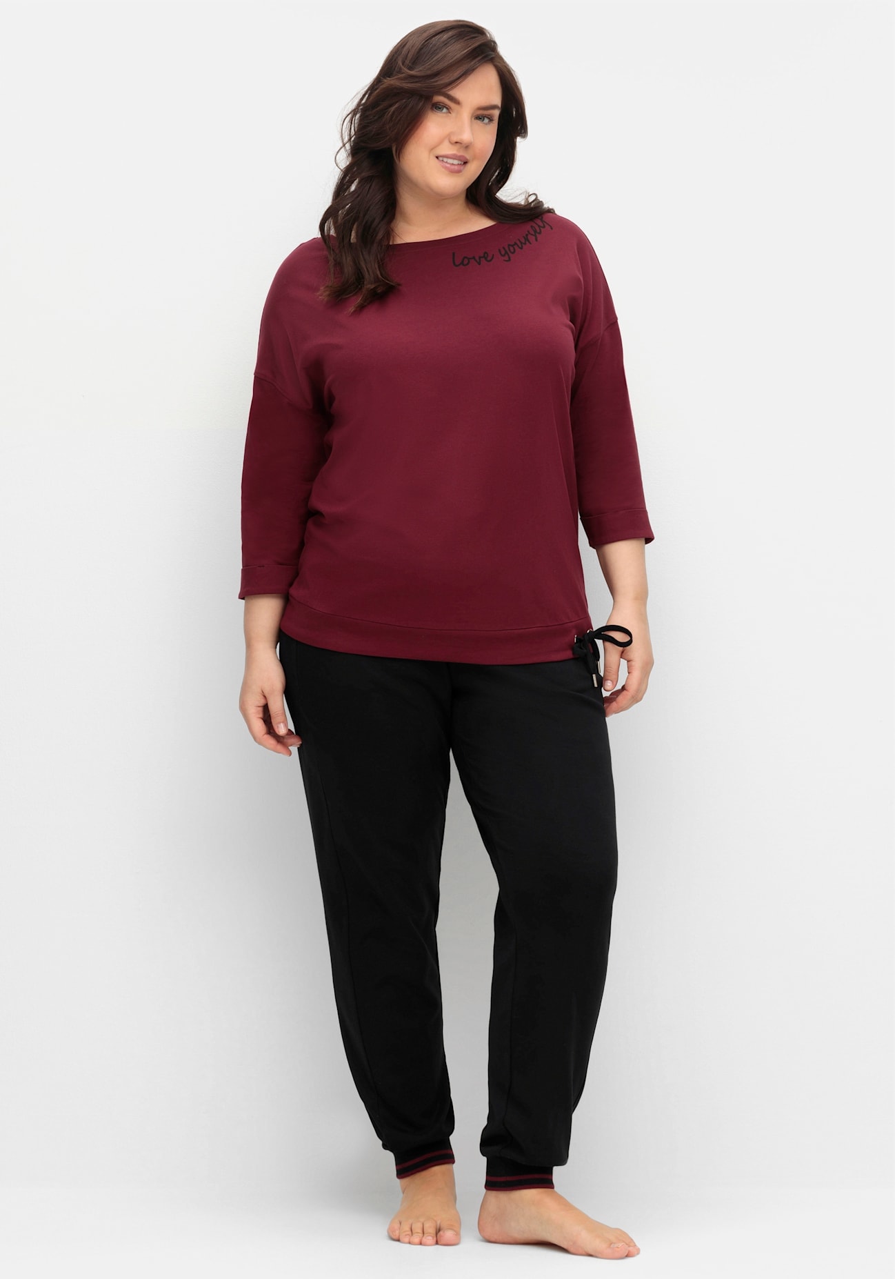 Sheego Langarmshirt "Langarmshirt", (1 tlg.) günstig online kaufen