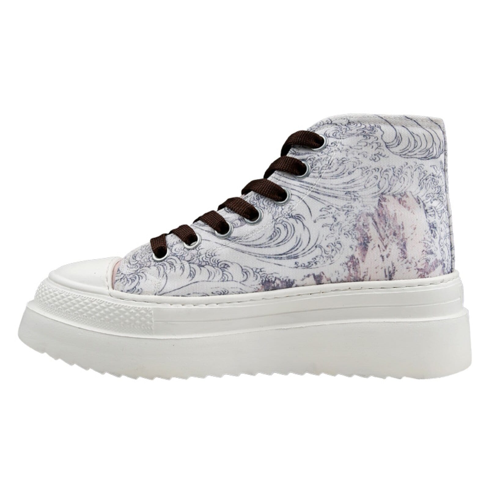 DOGO Sneaker »Fiora High-Top Sneaker Japanese Waves Damen Sneaker«  Handgefertigt