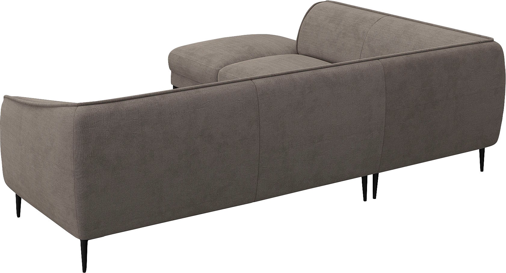 FLEXLUX Ecksofa »Belle Designsofa, L-Form, B/T 268/209 cm«, Skandinavisches Design, In hochwertiger Verarbeitung