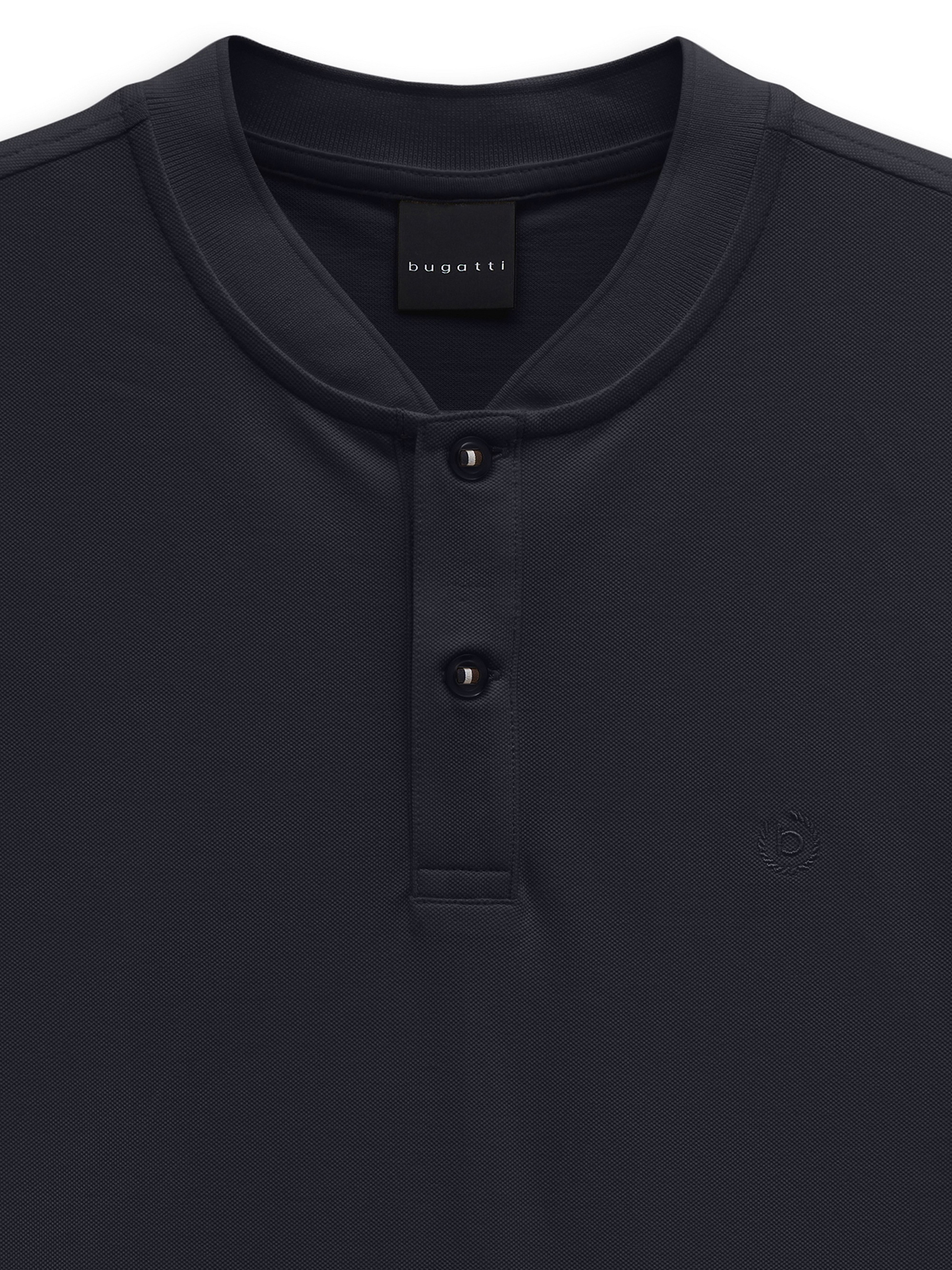 bugatti Poloshirt »Modern Fit« Modern Fit Baumwolle Collegekragen Kurzarm