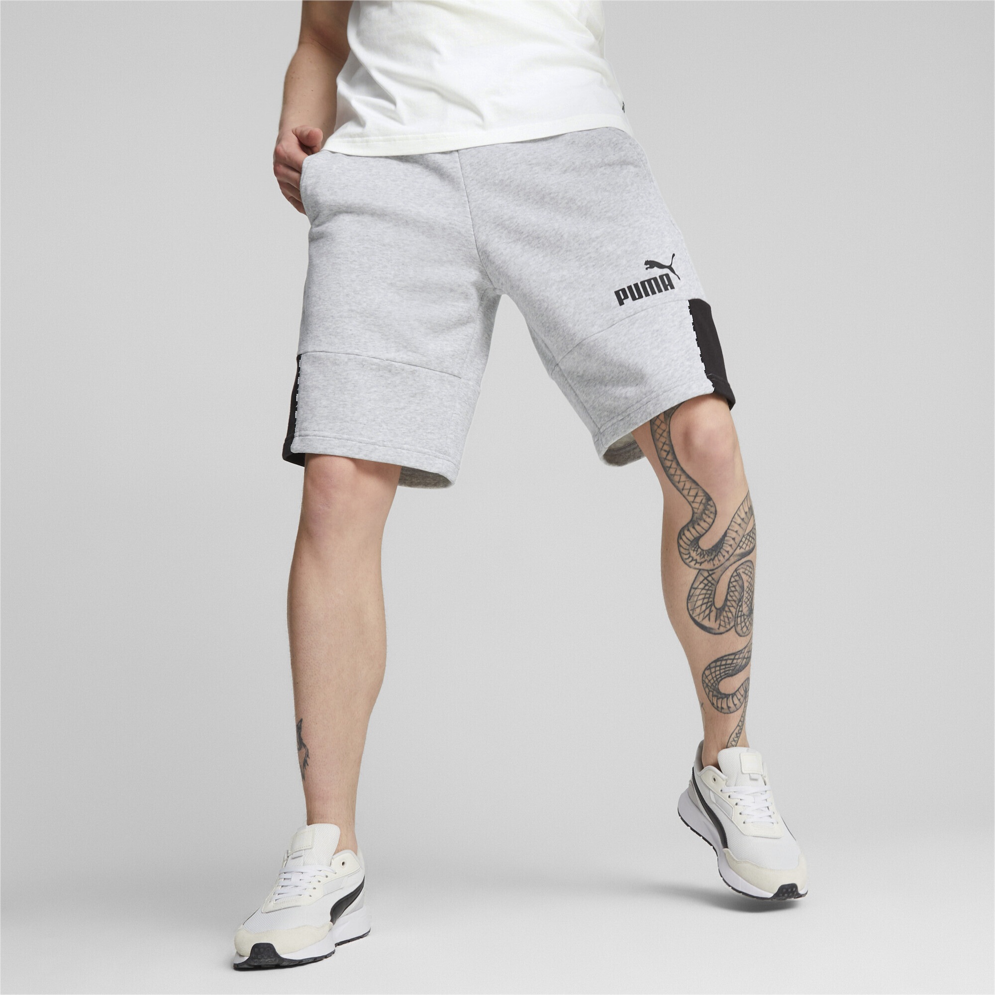 PUMA Sporthose »Essentials Block Tape Shorts Herren«