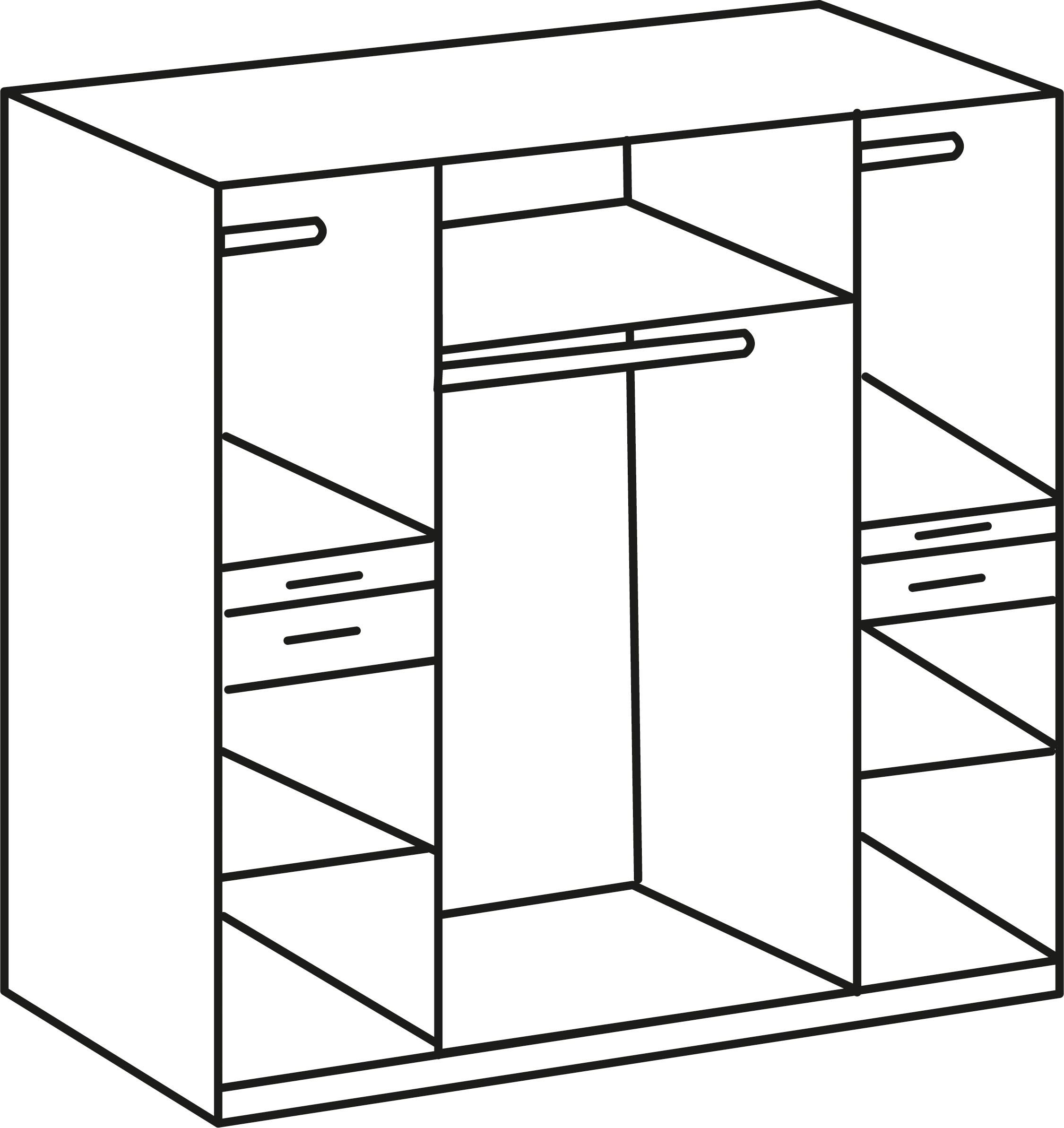 BAUR mit »Koblenz«, | Wimex Kleiderschrank Accessoire-Schubkästen