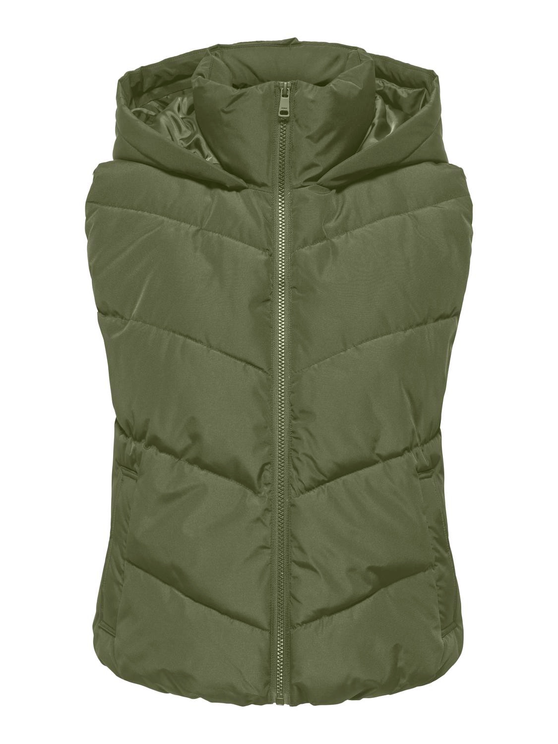ONLY Steppweste "ONLCLAIR PUFFER WAISTCOAT CC OTW" Kunstfaser