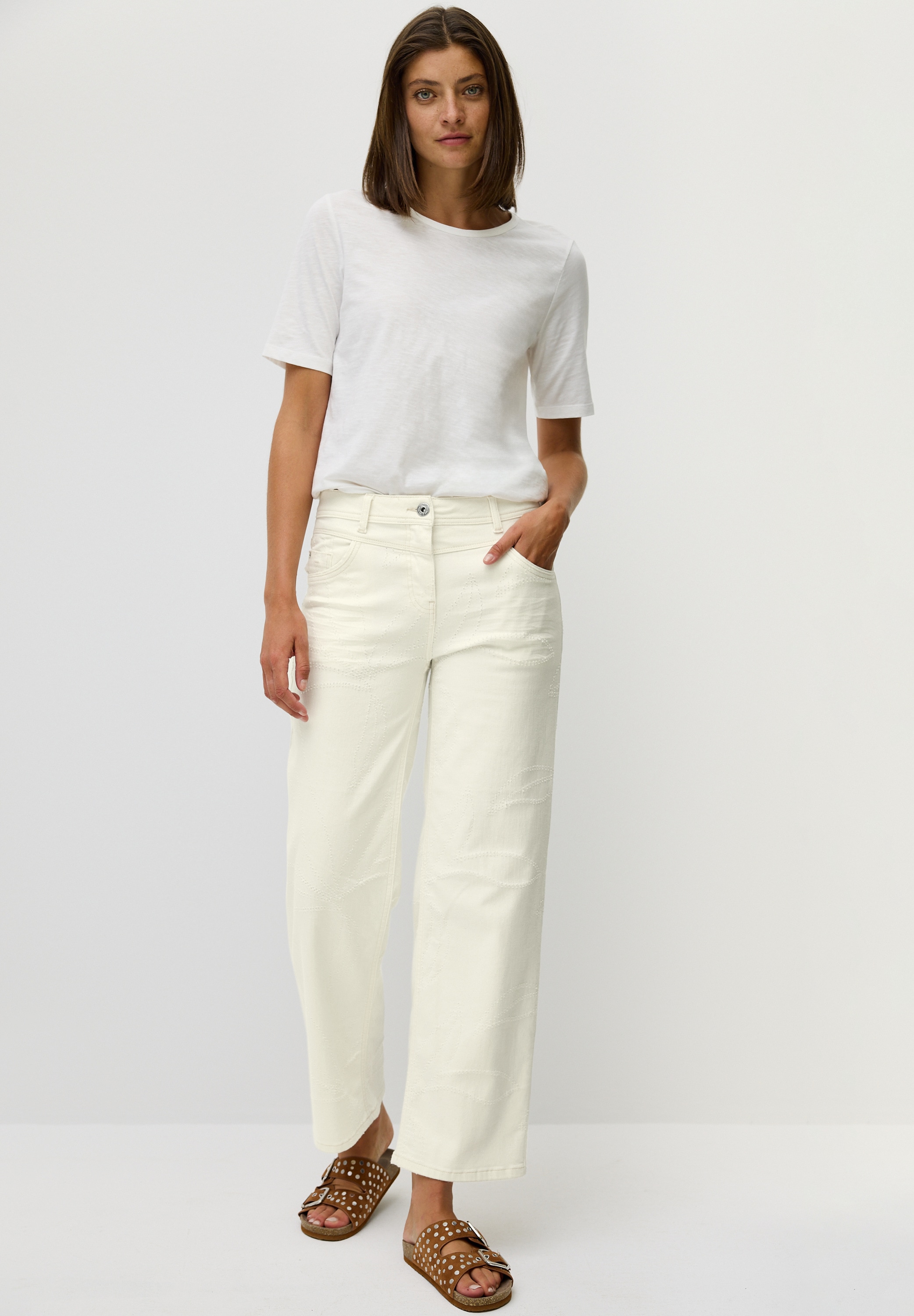 STREET ONE Loose-fit-Jeans, High Waist
