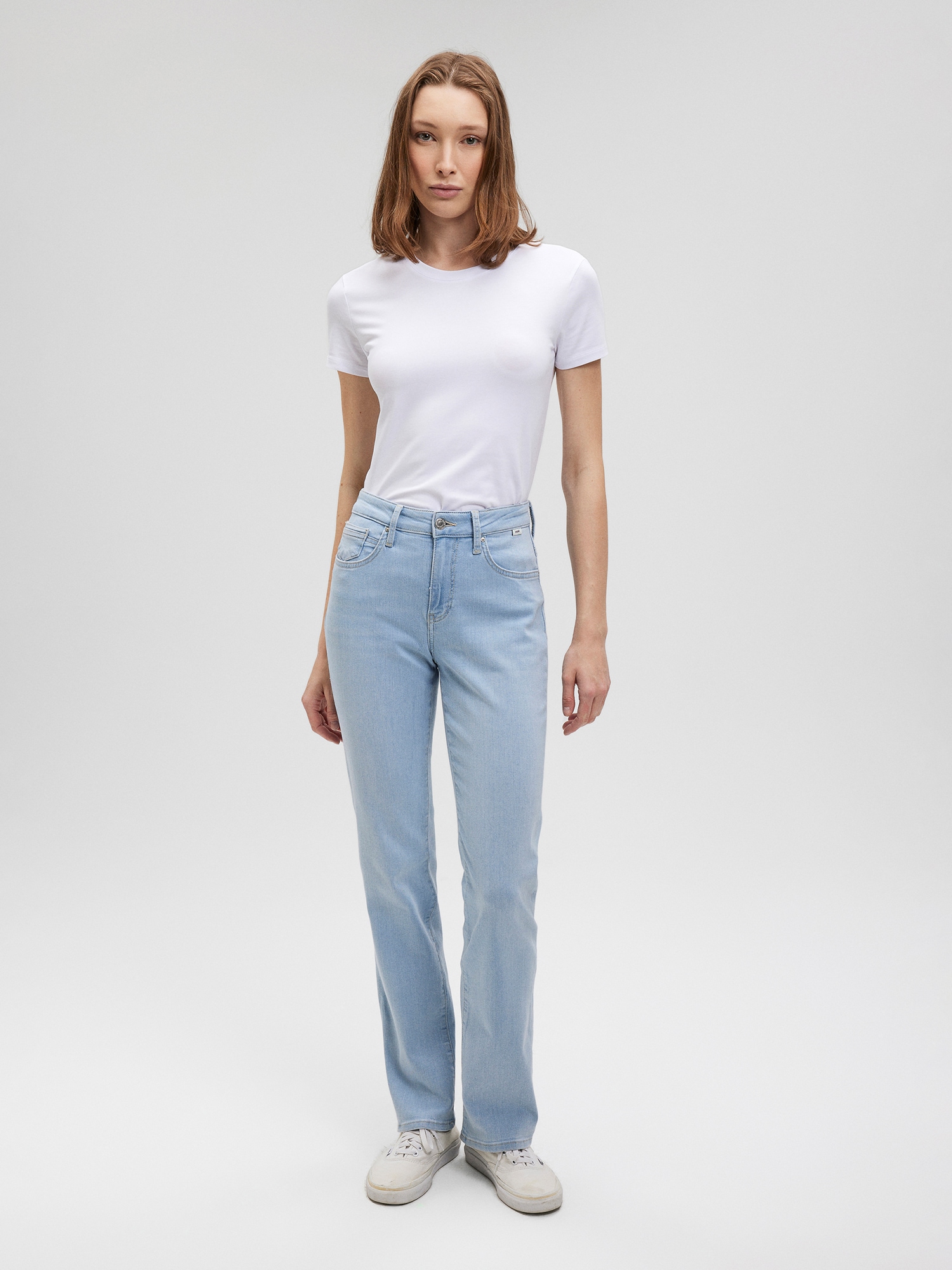 Mavi Straight-Jeans »KENDRA«, gerde Form