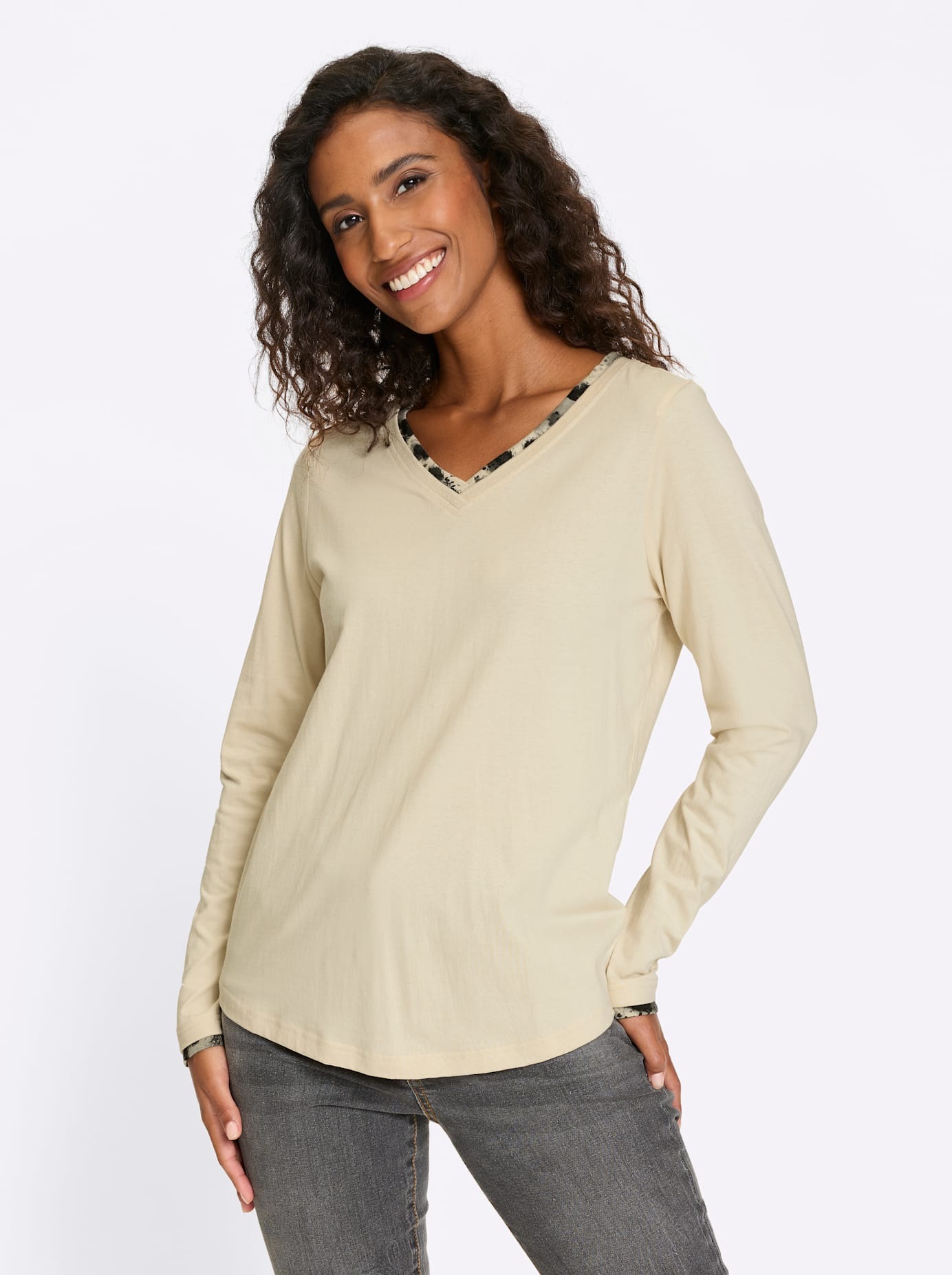 heine Langarmshirt "Langarm-Shirt", 1 tlg. günstig online kaufen