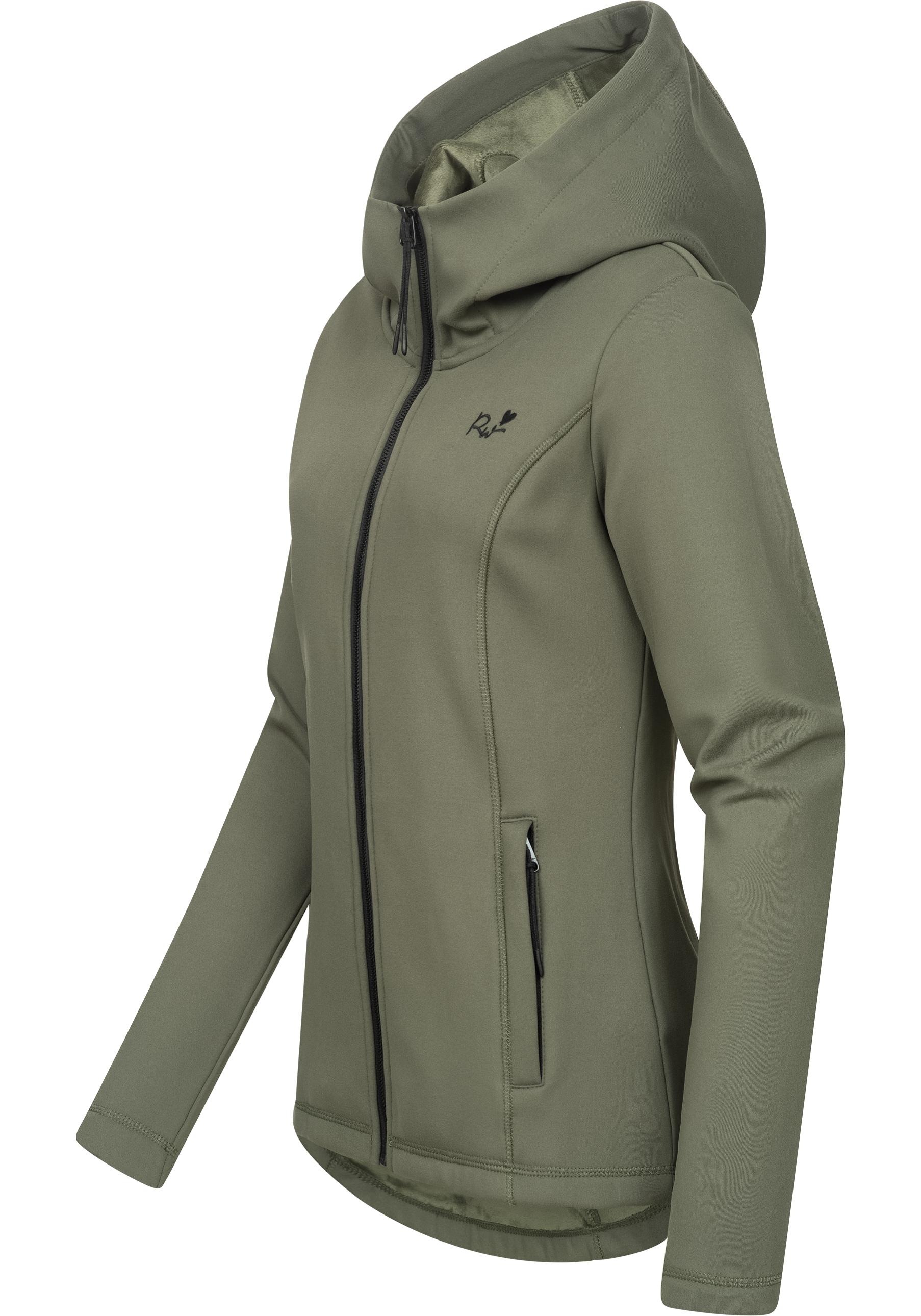 Ragwear Kapuzensweatjacke "Lyshka", Sportliche weiche und elastische Kapuze günstig online kaufen