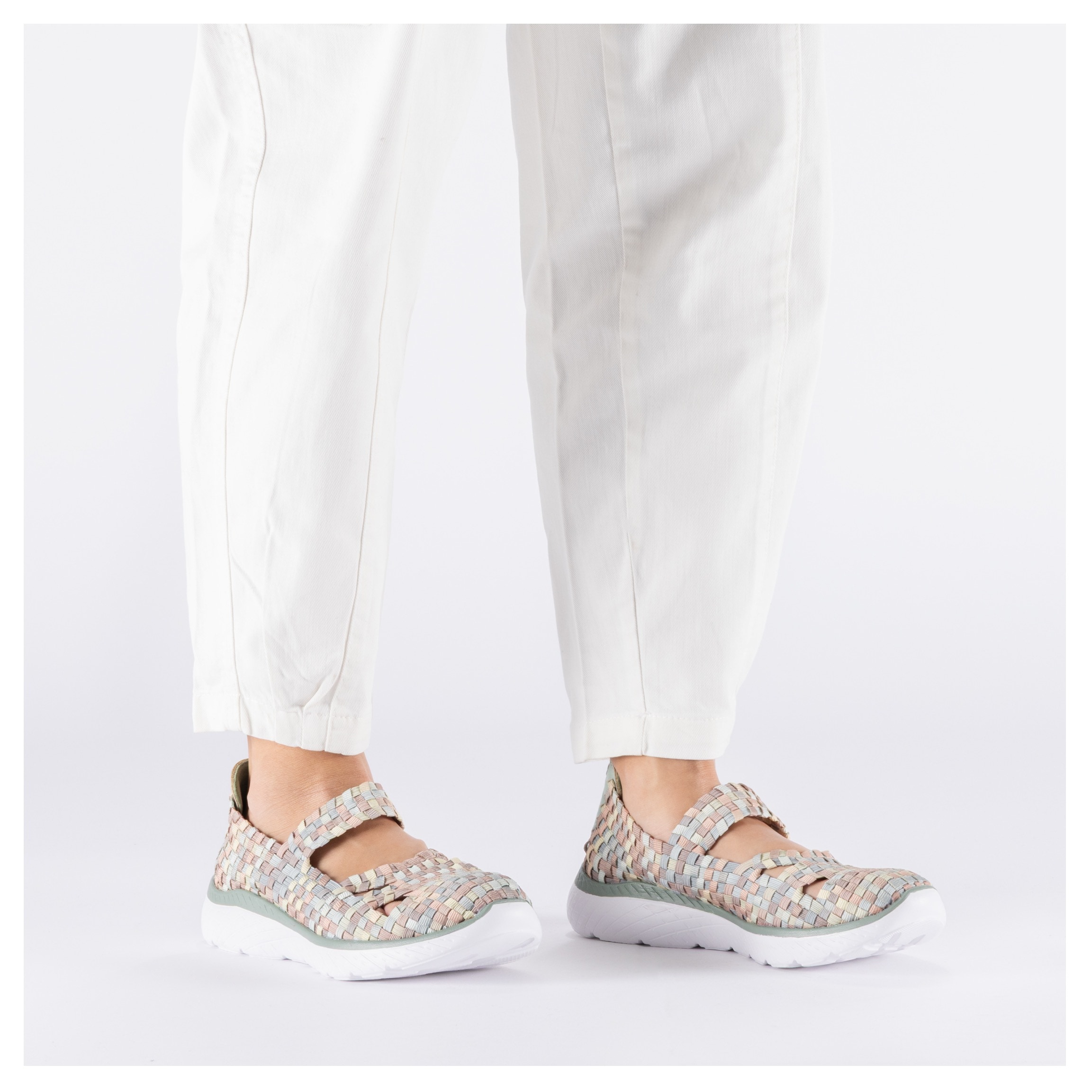 Rieker Riemchenballerina  Slipper, Schlupfschuh mit MemoSoft-Innensohle