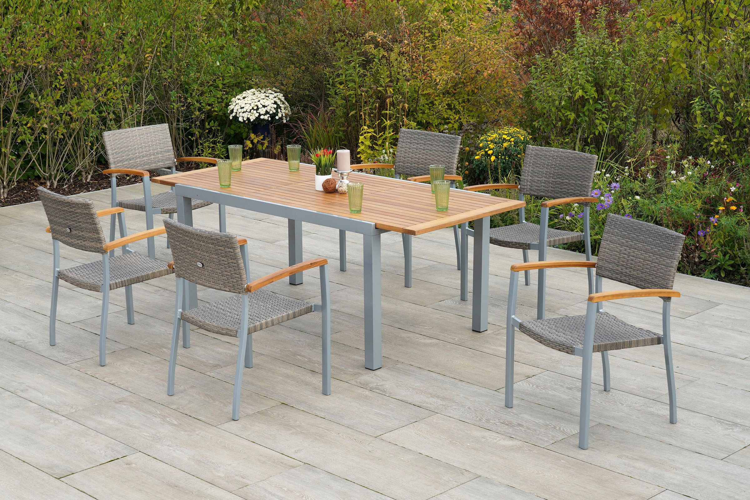 MERXX Garten-Essgruppe »Silano«, (7 tlg.)