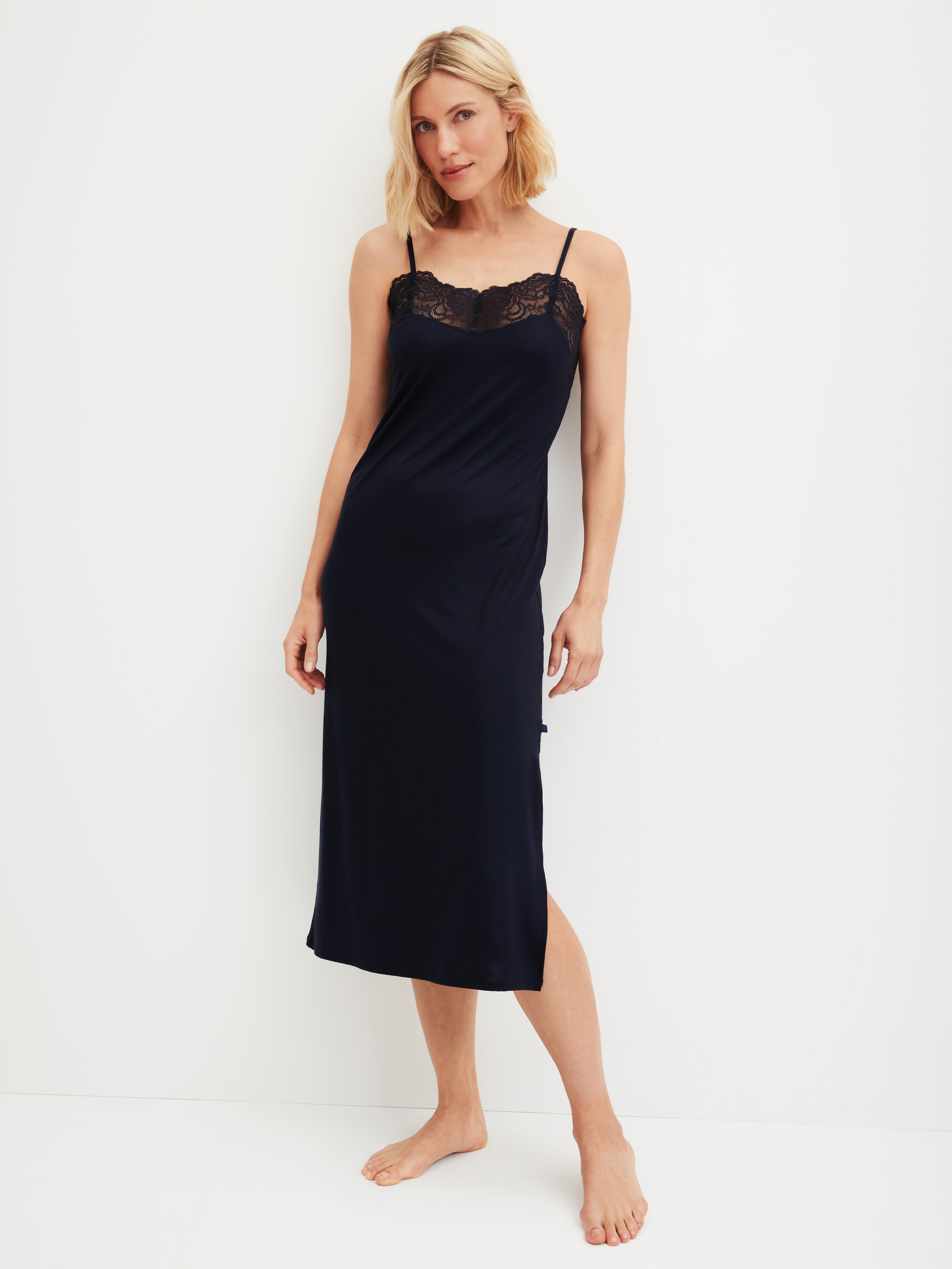 CALIDA Nachthemd "Elegant Dreams" Spaghetti-Träger, weich, Single Jersey Qu günstig online kaufen