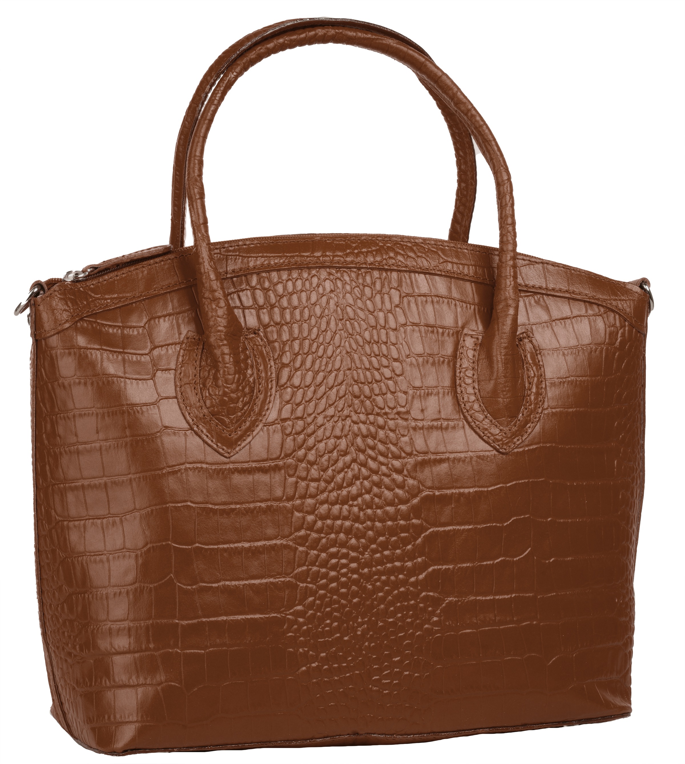 Thumbnail - Cluty Henkeltasche echt Leder, Made in Italy