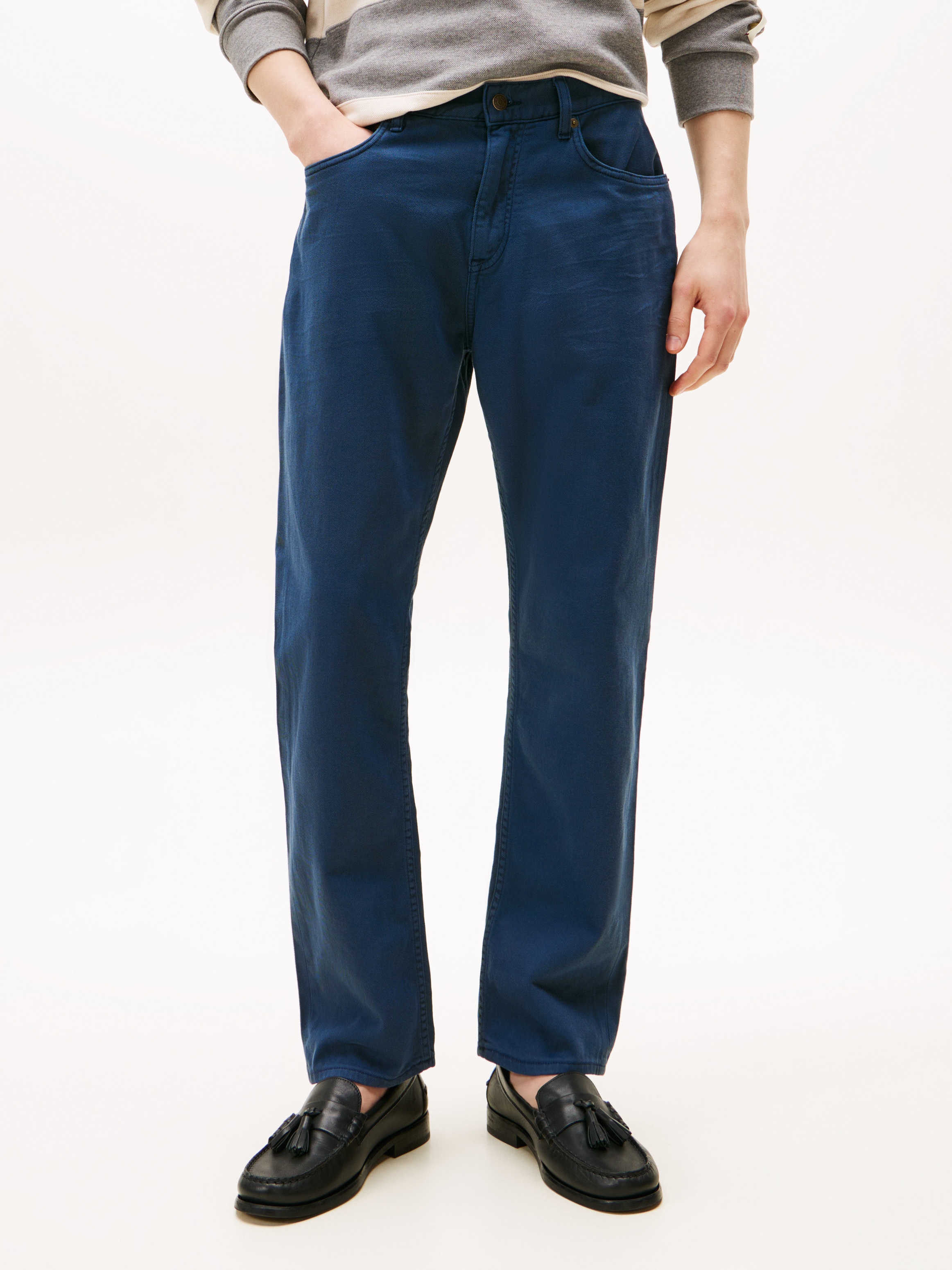 Tommy Hilfiger Straight-Jeans, in blauer Waschung günstig online kaufen