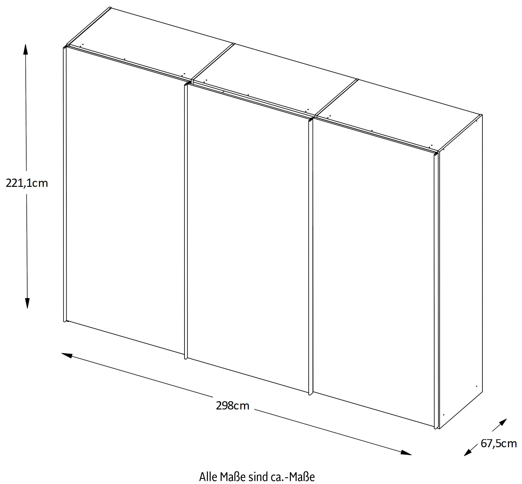 STAUD Schwebetürenschrank »Includo, Made in Germany« Mit vier verschiedenen Ausstattungsvarianten