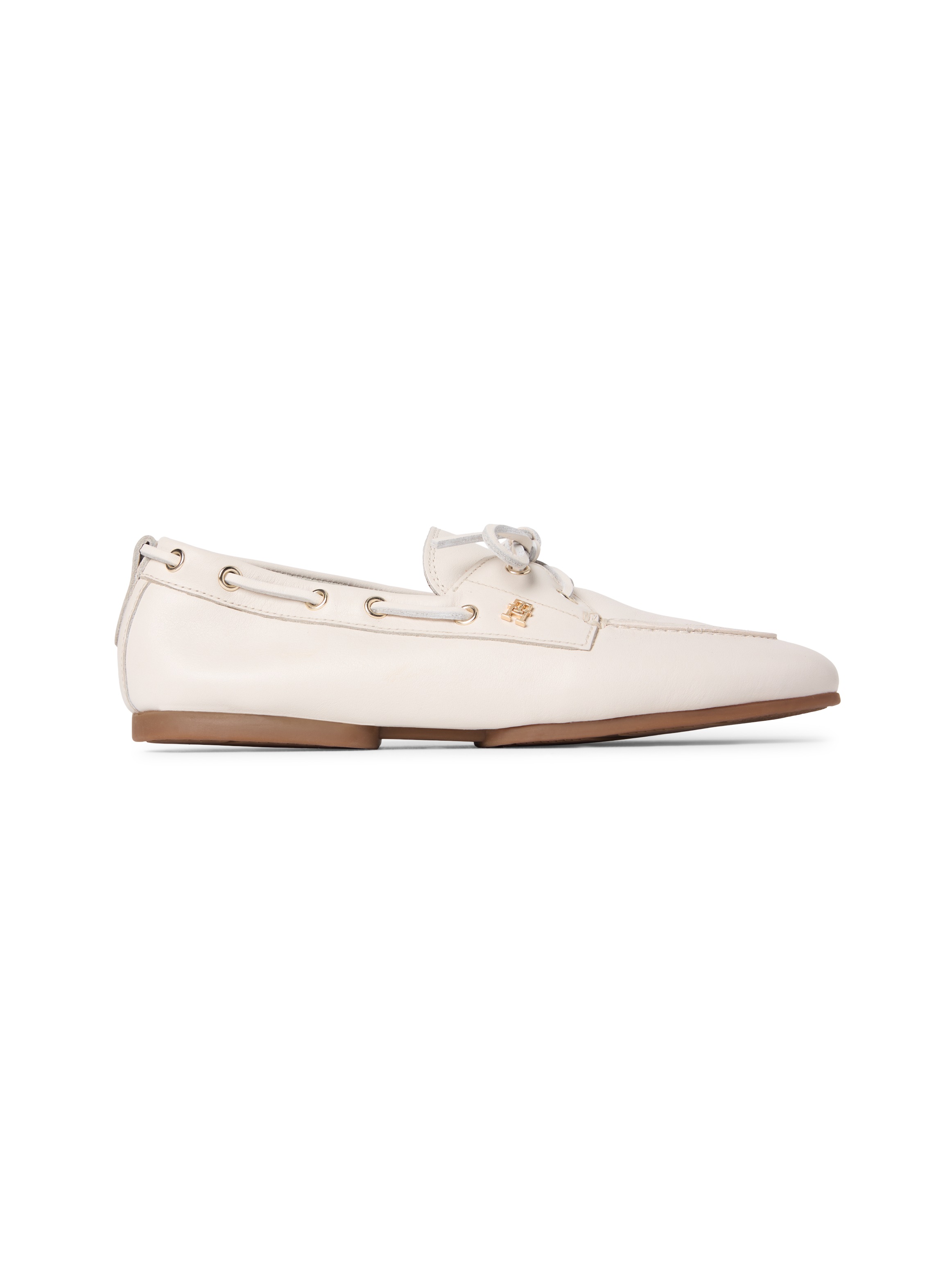 Tommy Hilfiger TH Sleek Boat Shoe Cream 37 5