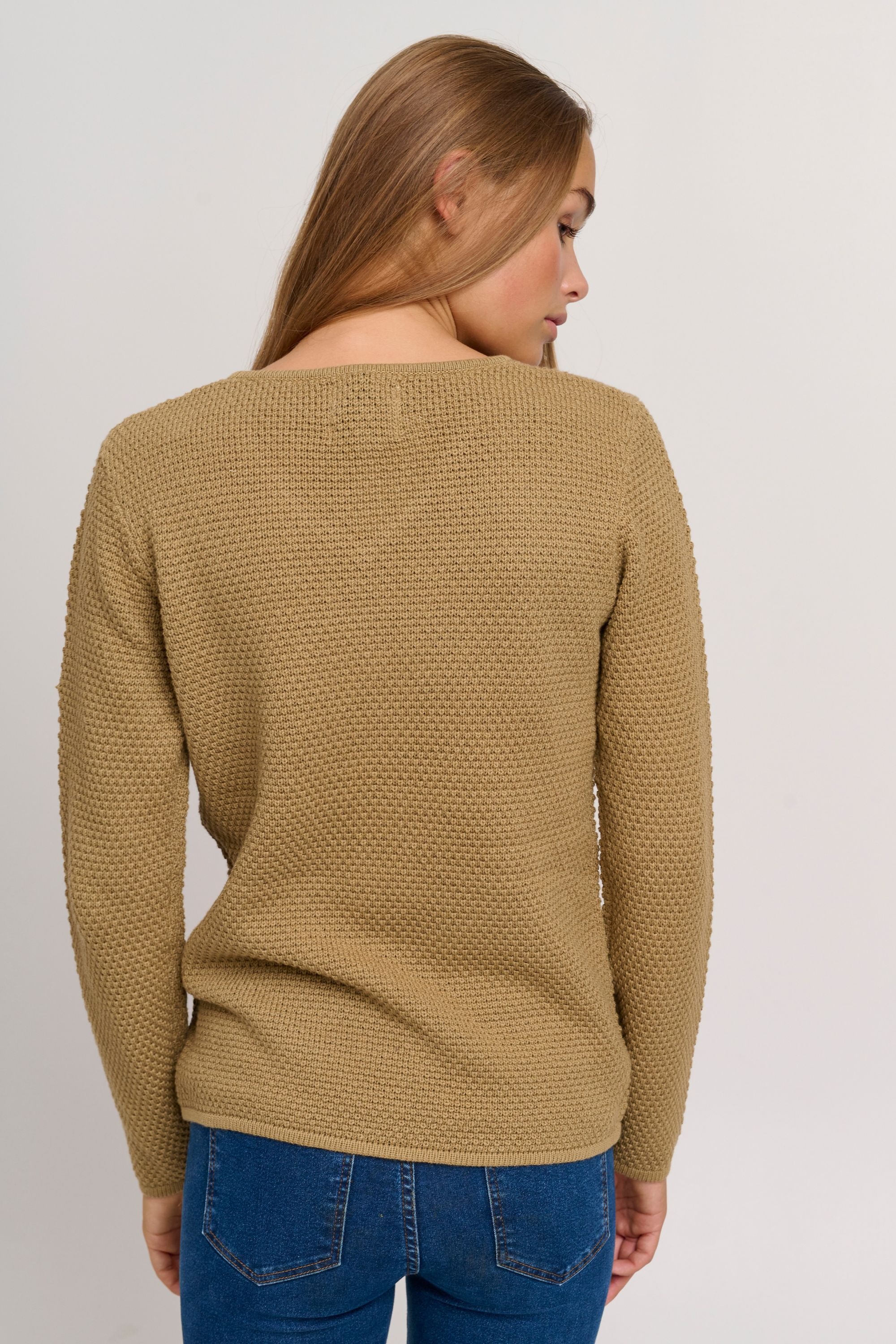 OXMO Strickfleece-Pullover »Strickpullover OXHanna«