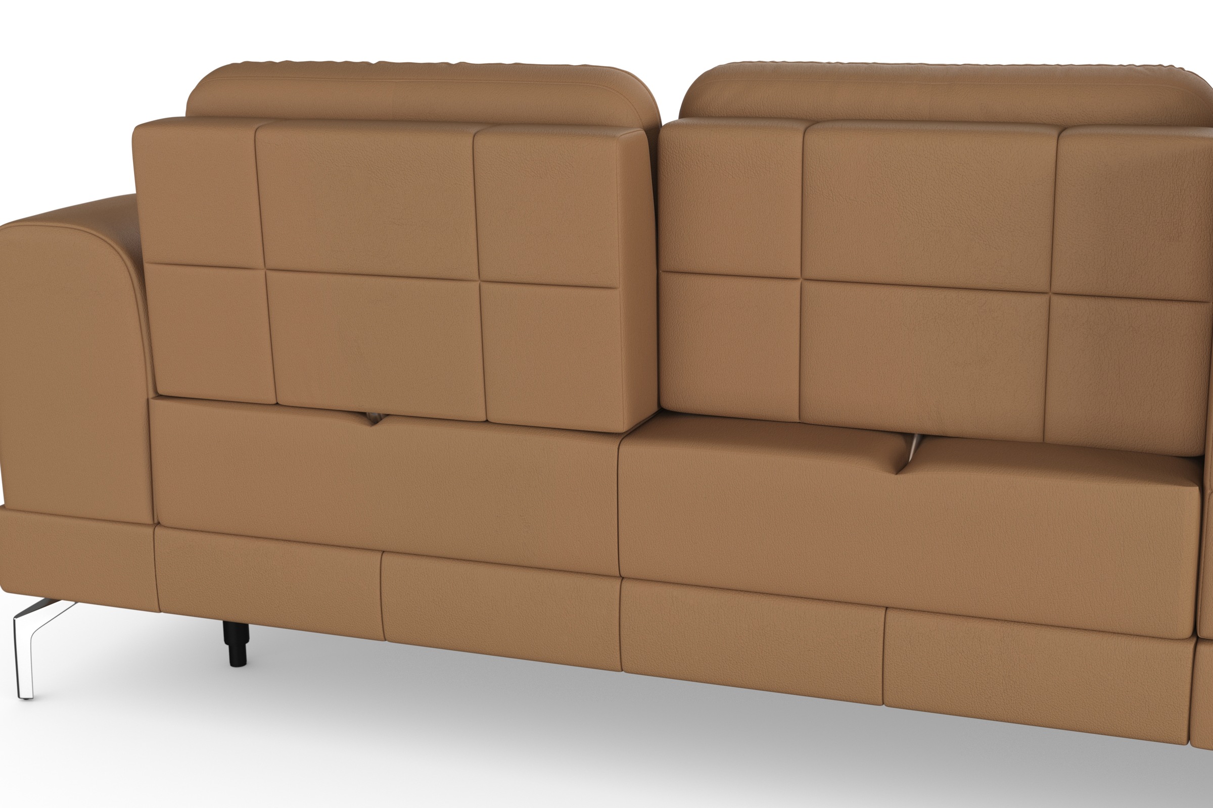 sit&more Ecksofa »Bendigo L-Form«, inklusive Sitztiefenverstellung, Bodenfreiheit 15 cm, 2 Fußfarben