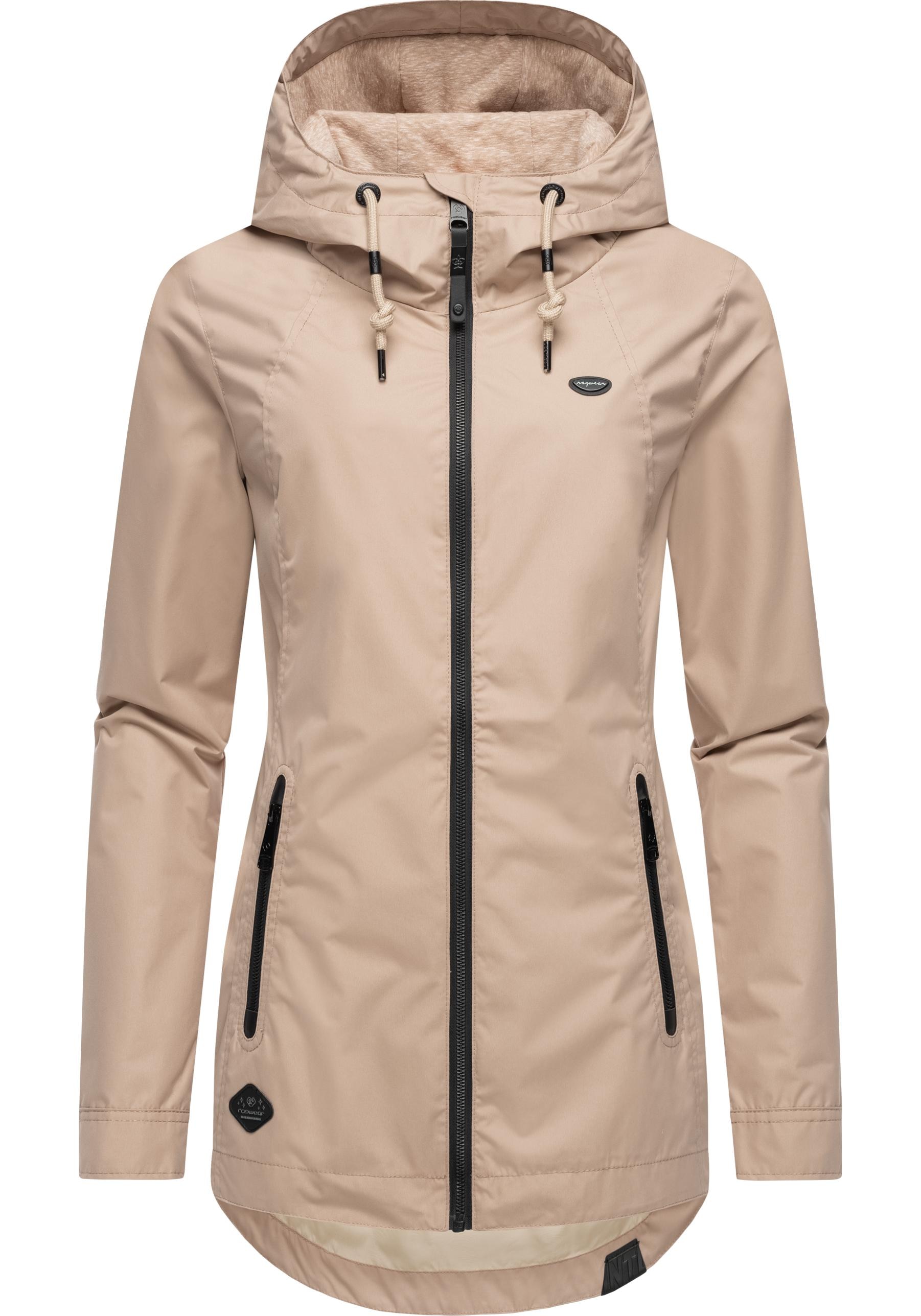 Ragwear Outdoorjacke "Zuzka", mit Kapuze, stylische Übergangsjacke mit großer Kapuze