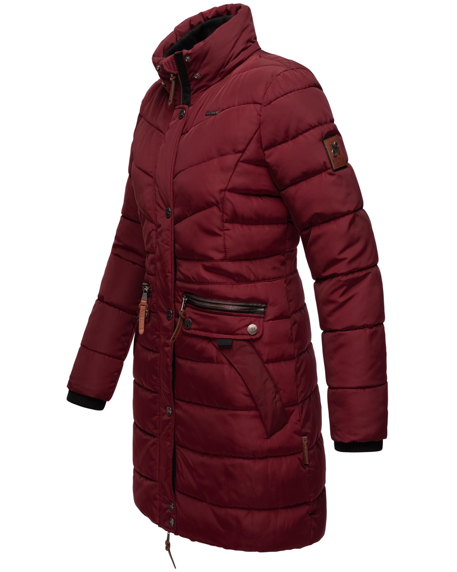 Navahoo Steppmantel »Paula«, stylischer Winter Parka m. edlem Fellimitat